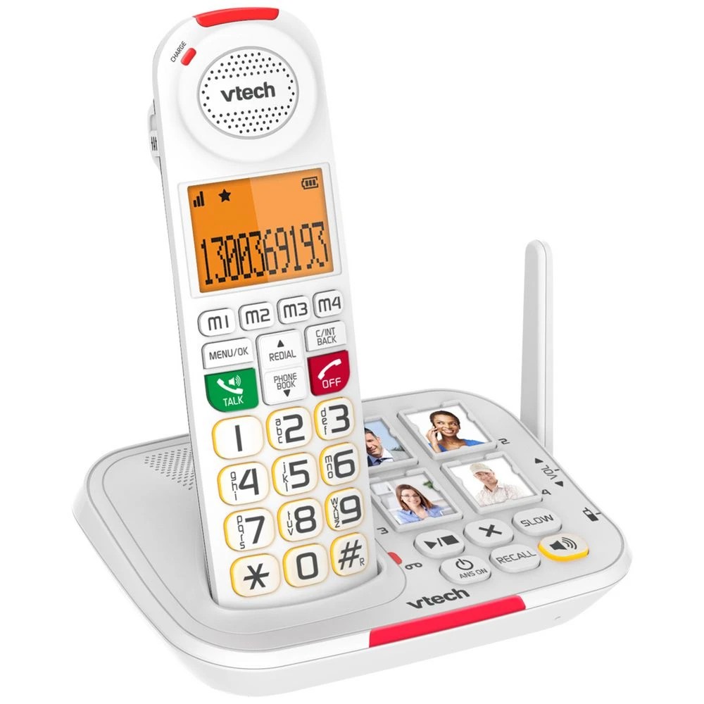 1 VTech Cordless Phone 25450W White, 1 of 1