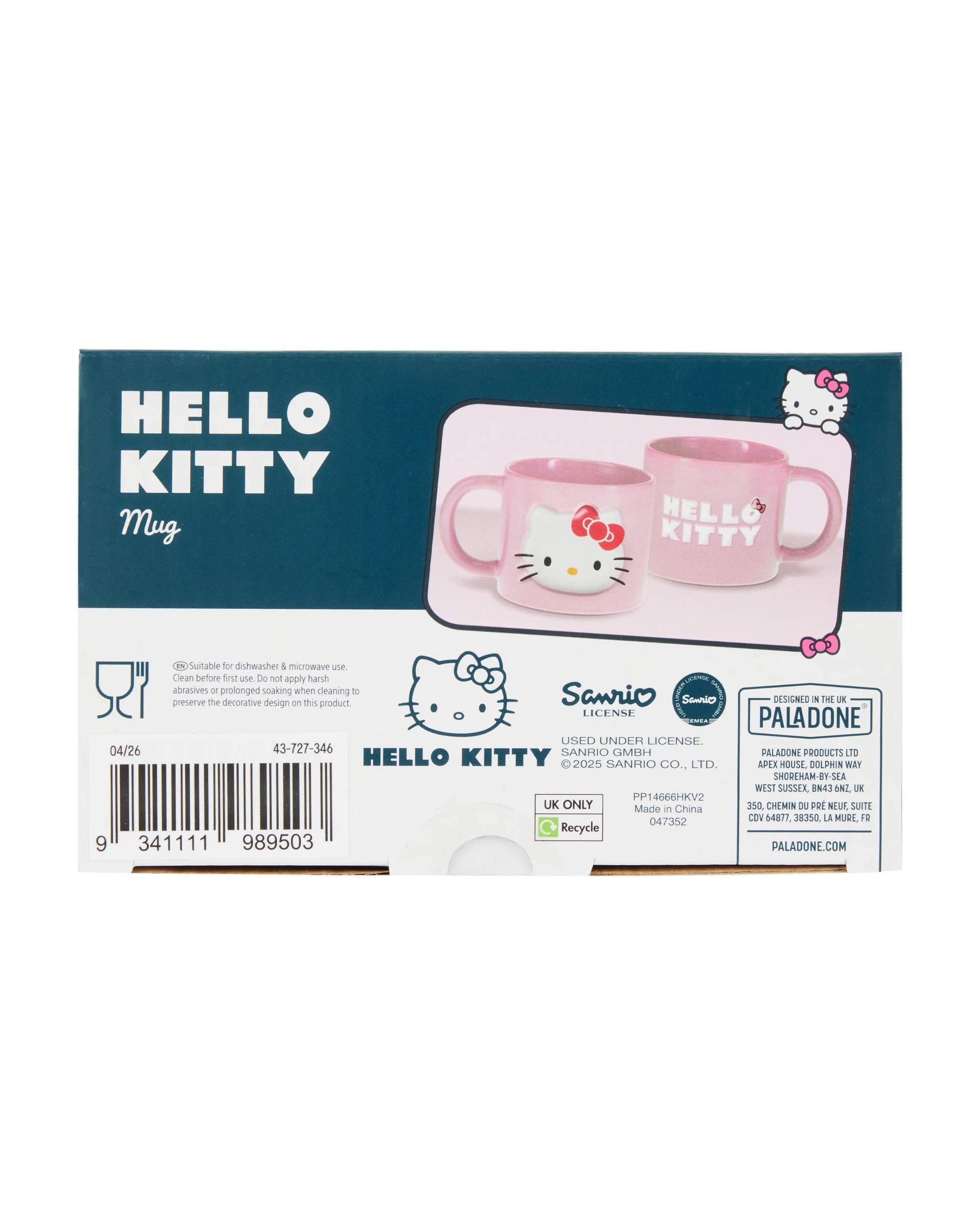 5 Hello Kitty Embossed Mug, 5 of 5