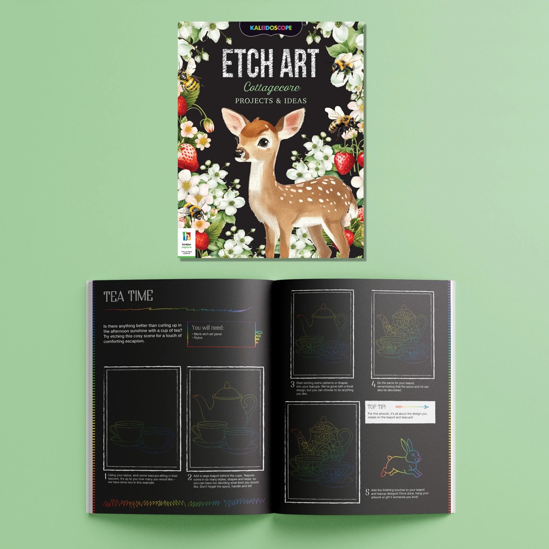 4 Kaleidoscope Etch Art: Cottagecore - Book, 4 of 7