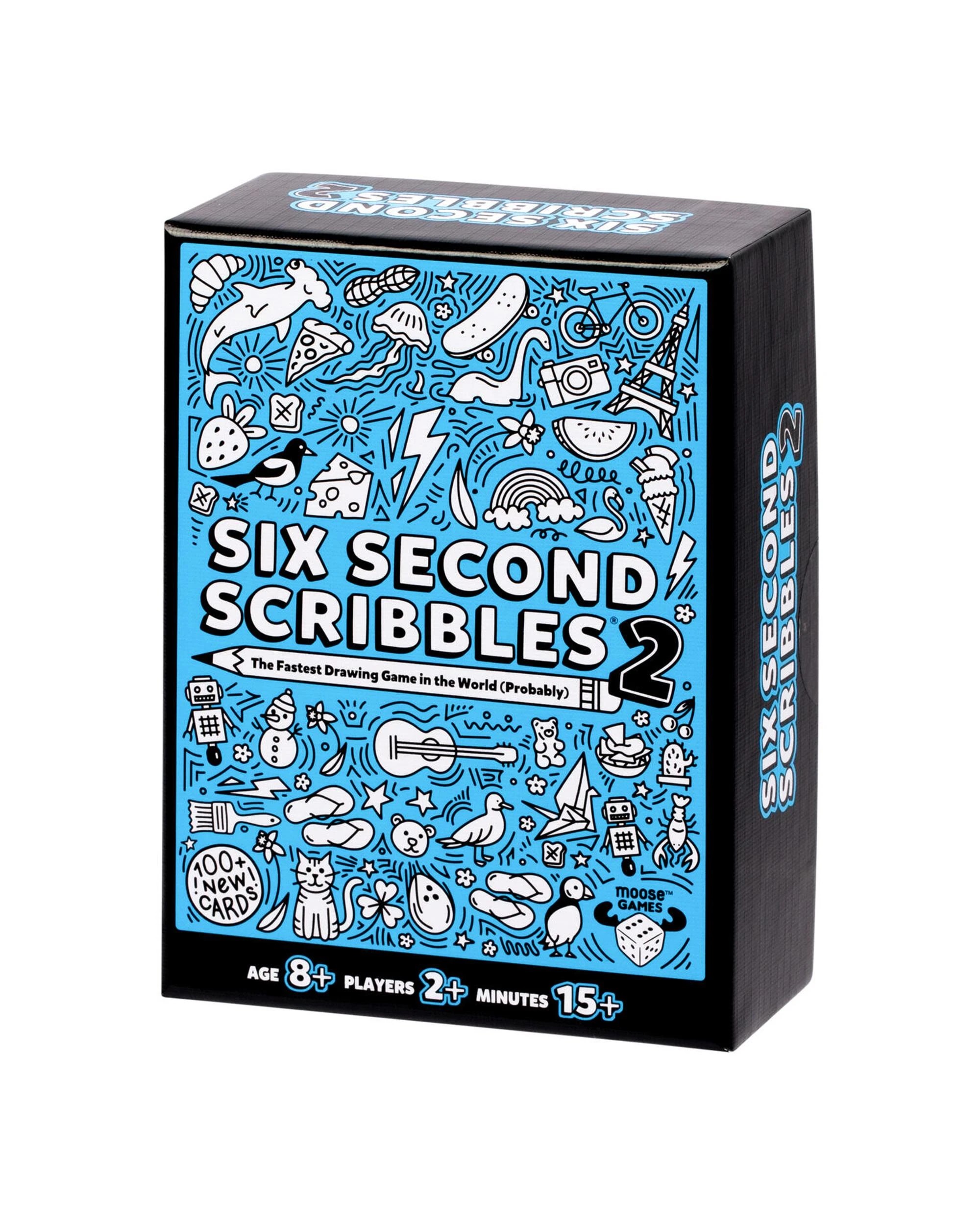 3 Six Second Scribbles 2 Card Game, 3 of 6