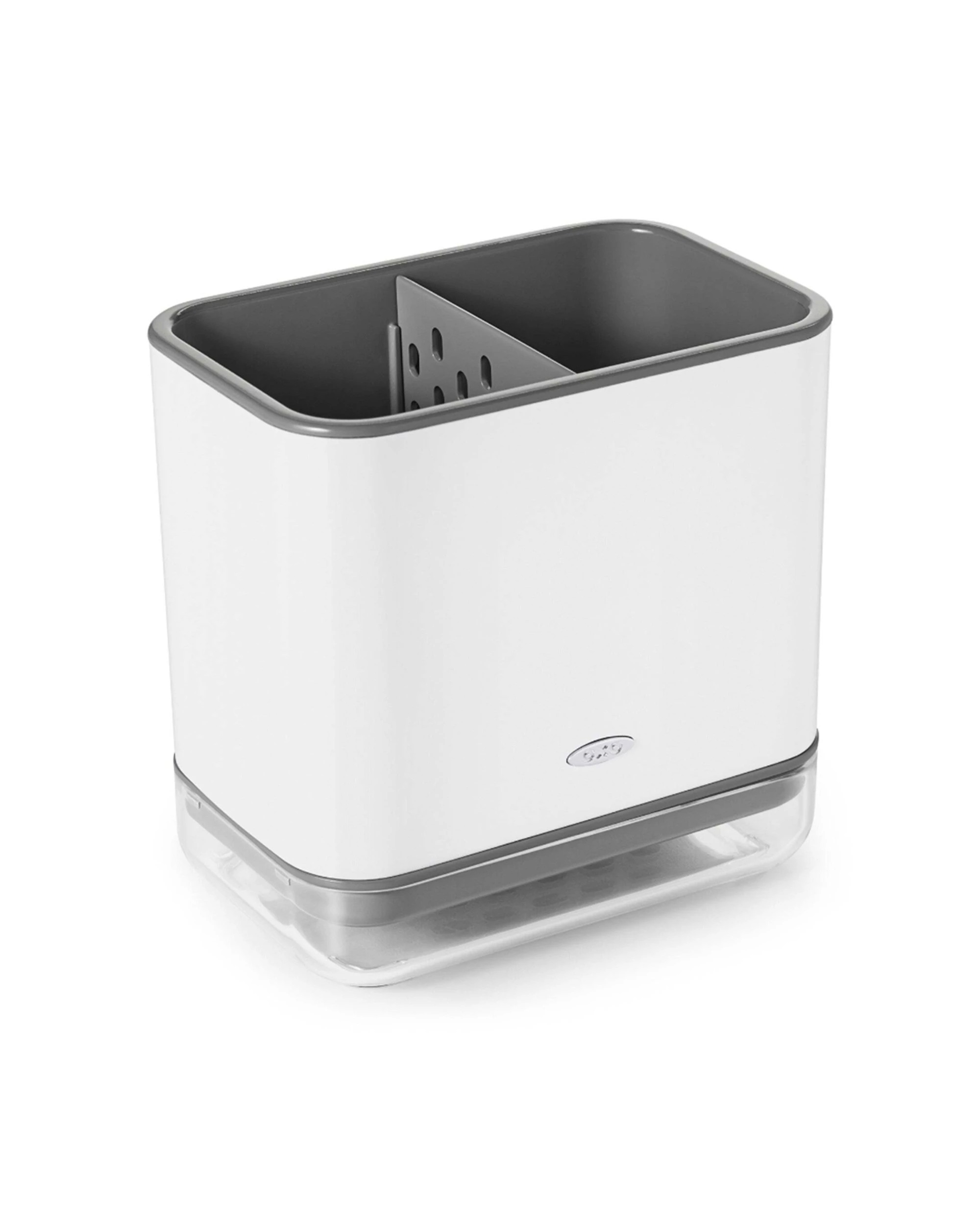 1 Oxo Good Grips Sinkware Caddy Two Compartments Removable Drip Tray Kitchen Organiser - Multi, 1 of 1