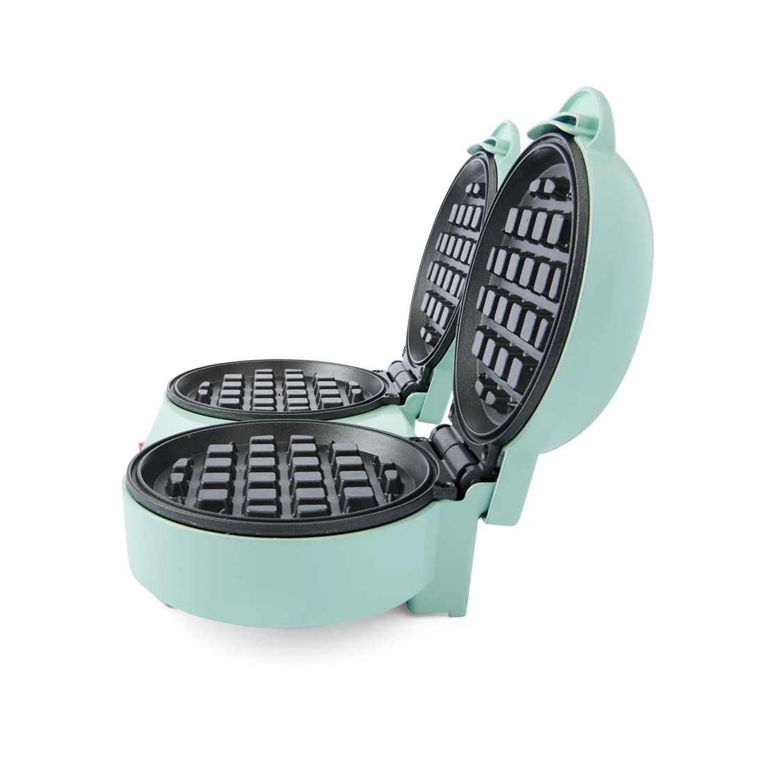 6 Double Waffle Maker - Green, 6 of 10