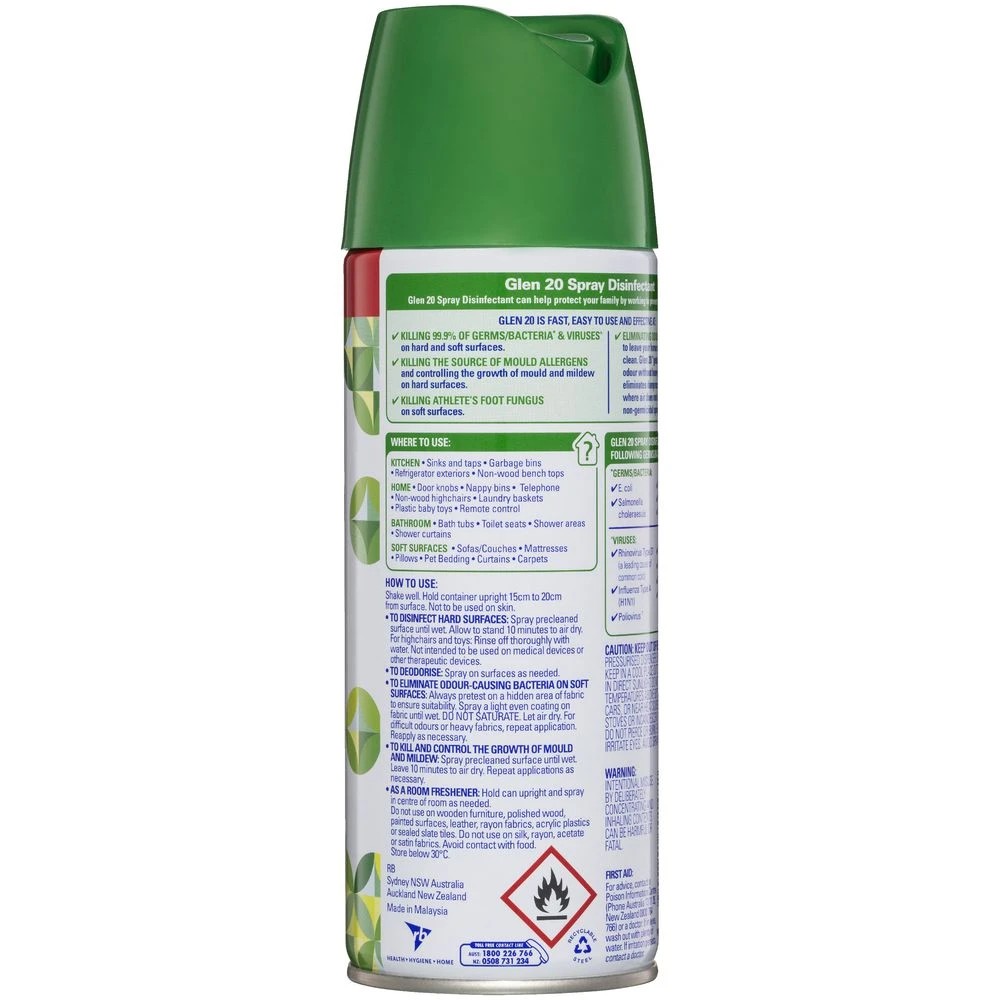 2 Glen 20 Disinfectant Spray 300g Summer Garden, 2 of 3