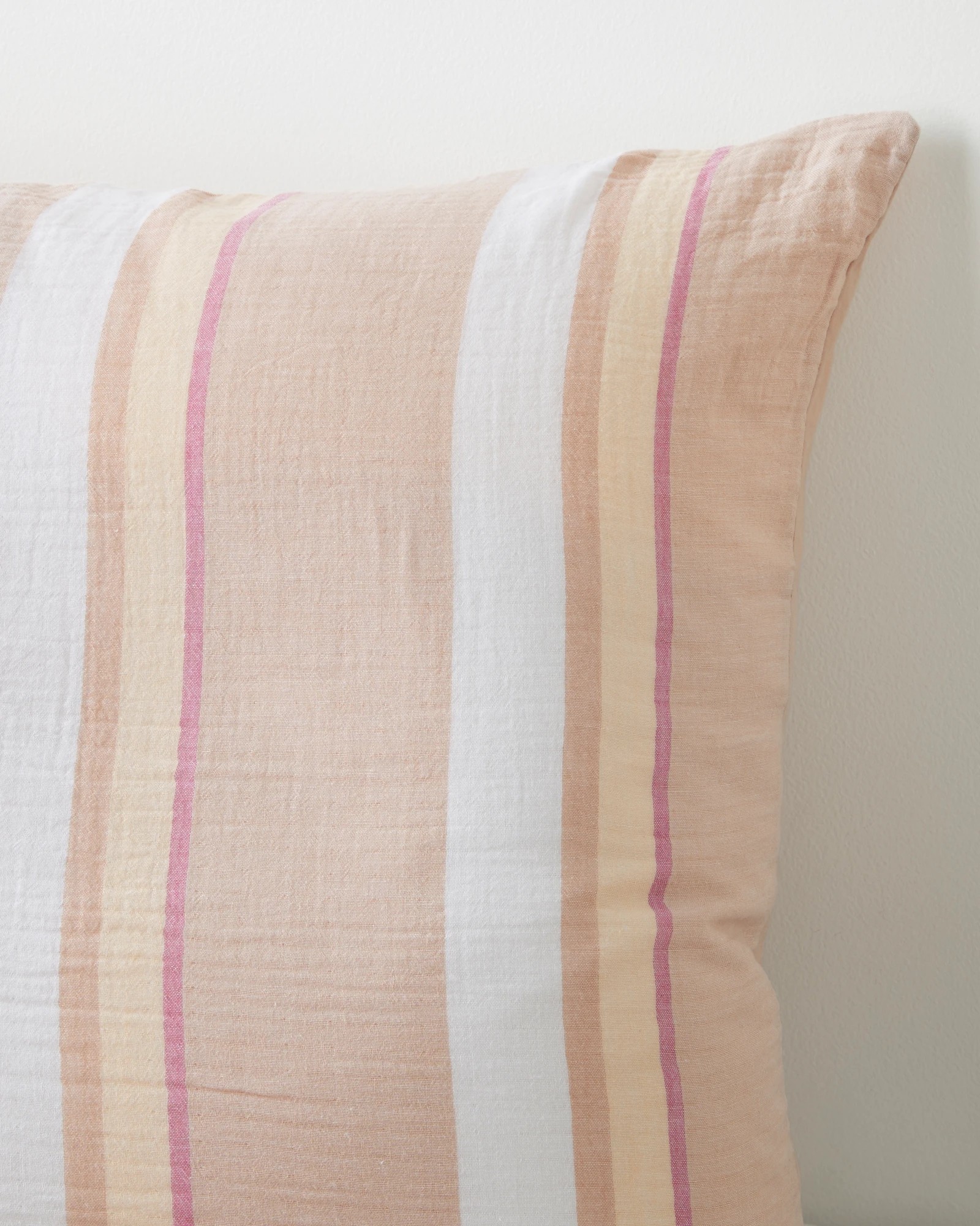 2 Target Sloane Stripe Muslin European Pillowcase
 - Queen Bed
 - Brown, 2 of 3