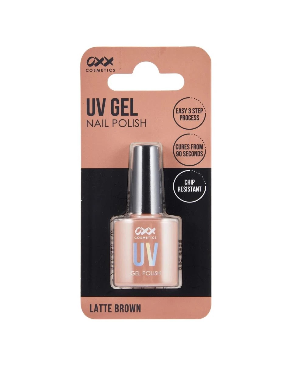 6 OXX Cosmetics UV Gel Nail Polish - Latte Brown, 6 of 7