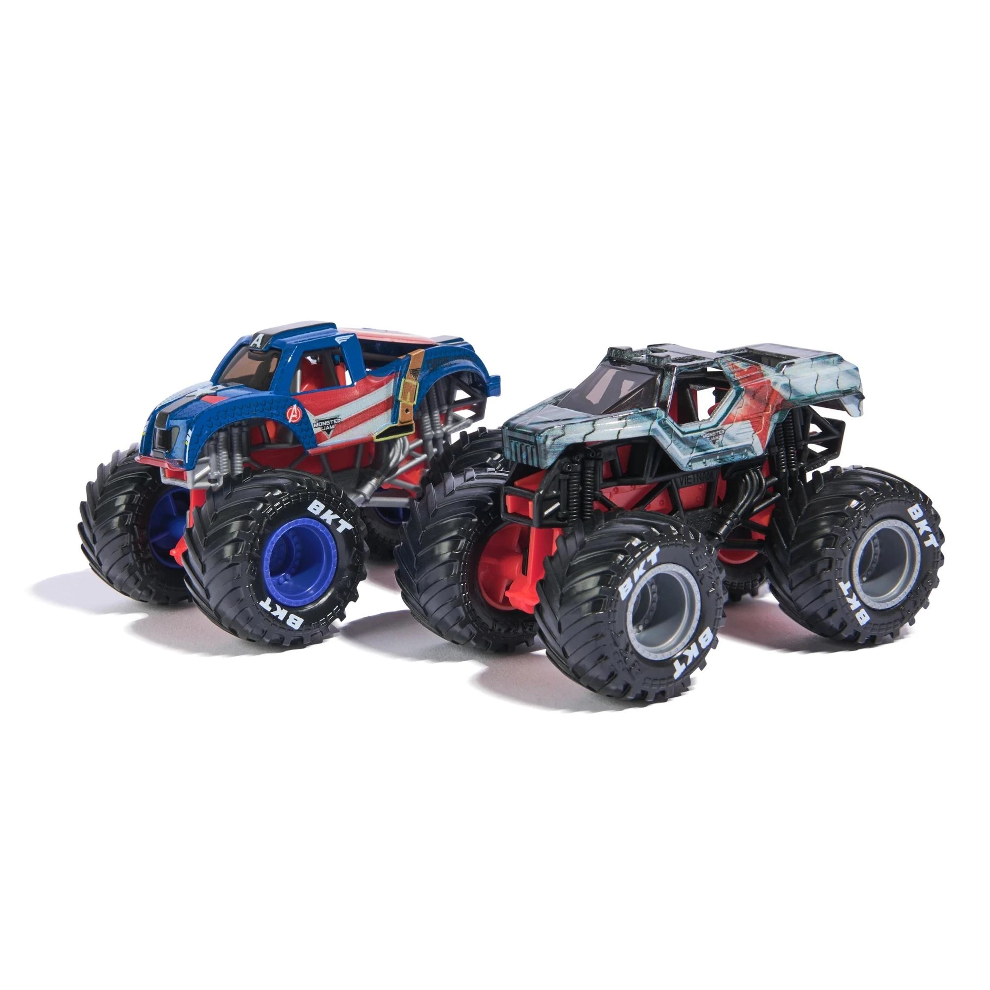 3 Monster Jam Marvel 1:64 Trucks 2 Pack - Assorted* - Multi, 3 of 7