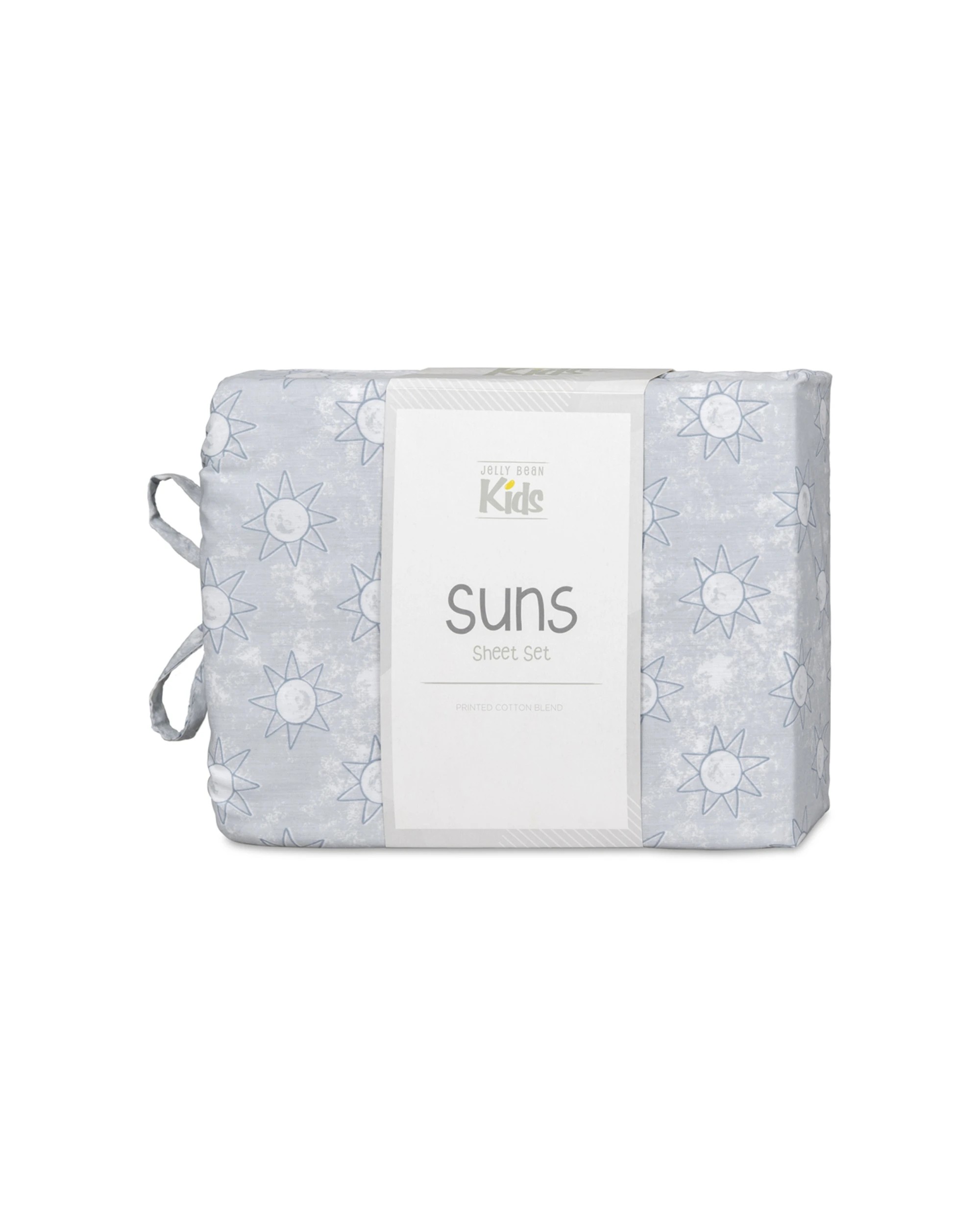 5 Jelly Bean Kids Suns Polyester Cotton Bedding Bed Sheet Set - Double Bed - Blue, 5 of 5