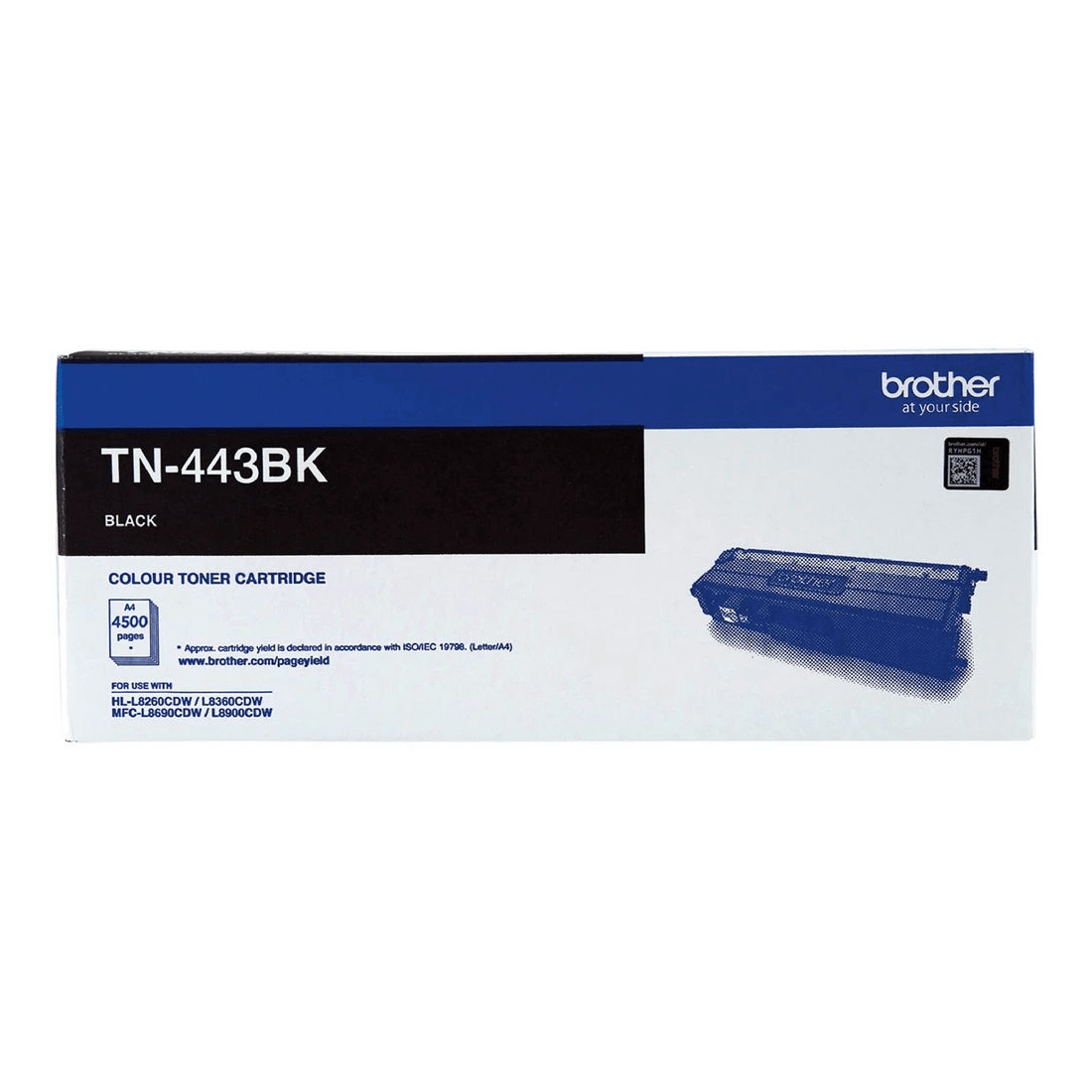 1 Brother TN 443 Toner Cartridge Black, 1 of 1