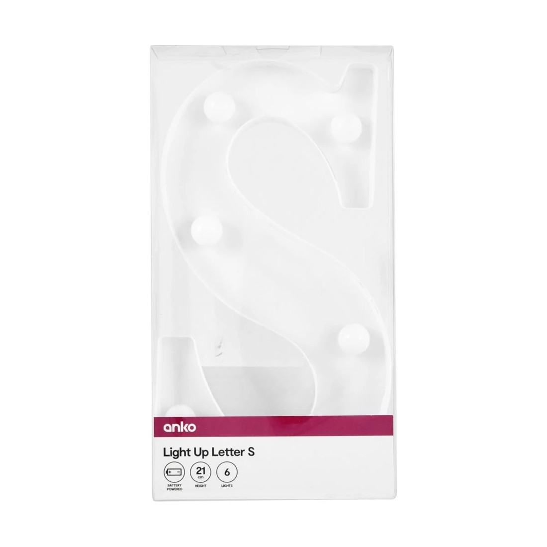 4 Light Up Letter - S, 4 of 5