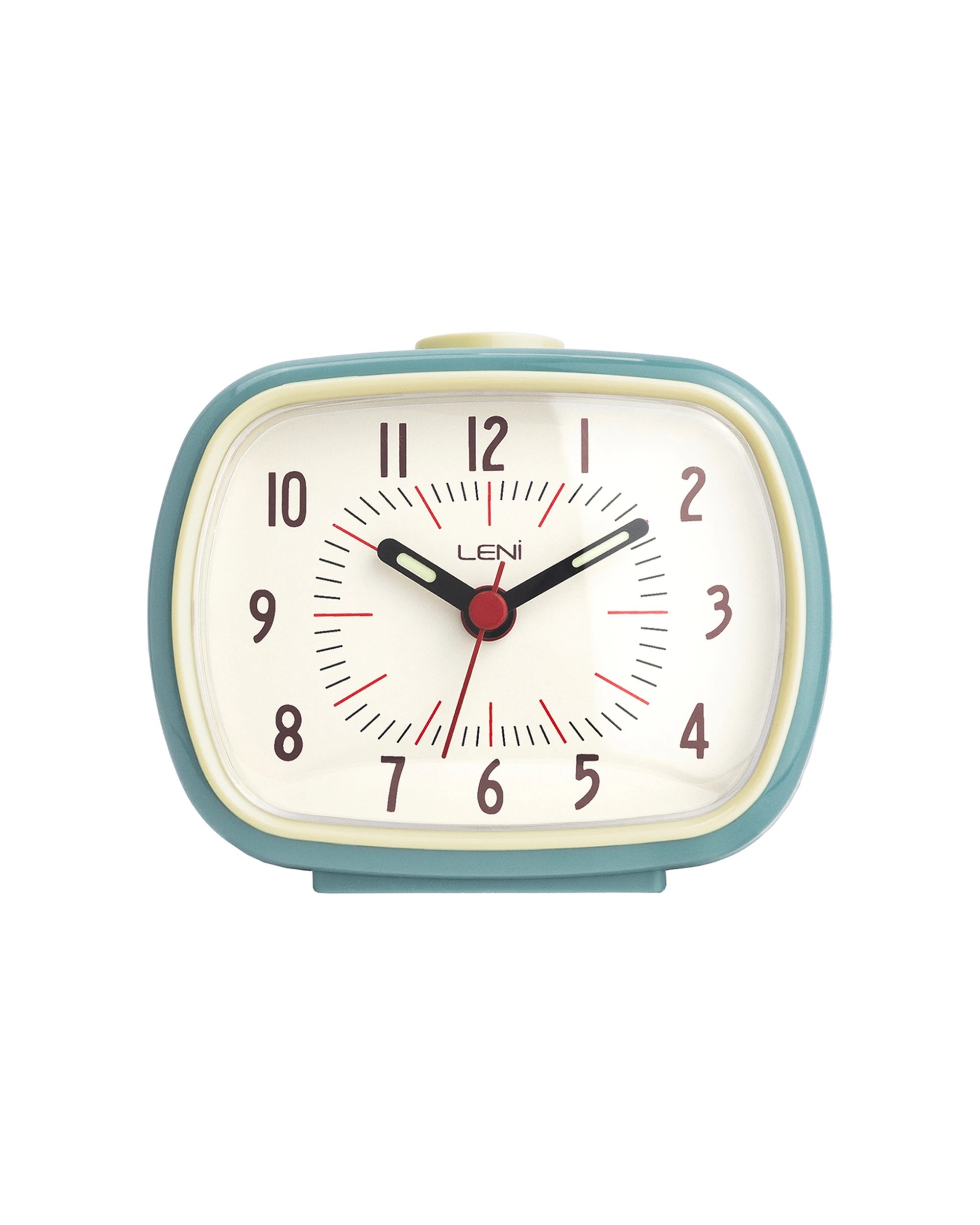 1 Leni Retro 9cm Alarm Clock Luminescent Hands Audible Beep-Beep Alarm, 1 of 7