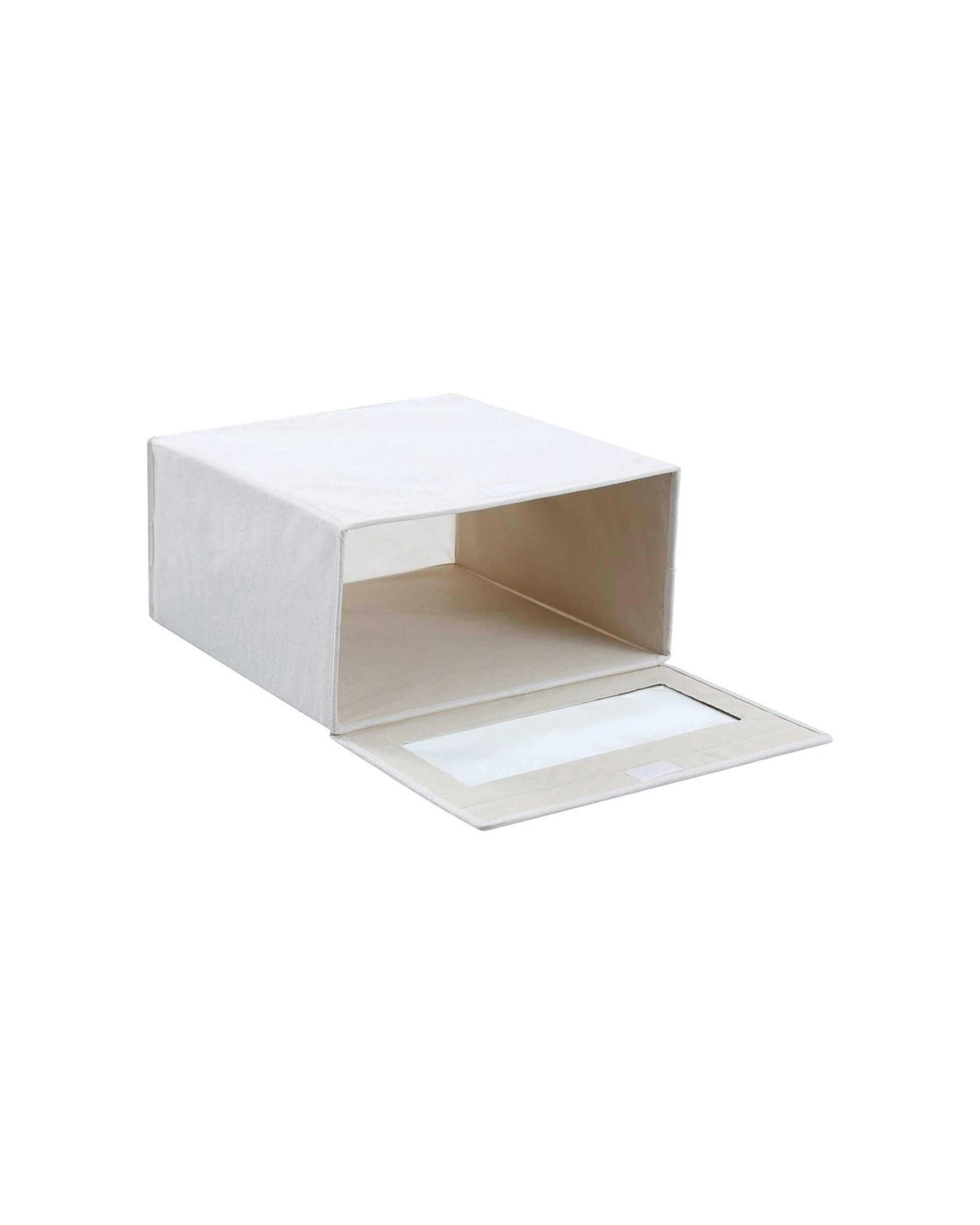 2 Boxsweden Kloset Linen Foldable Clothing Storage Box 38x40x20cm Lightweight
 - white, 2 of 5