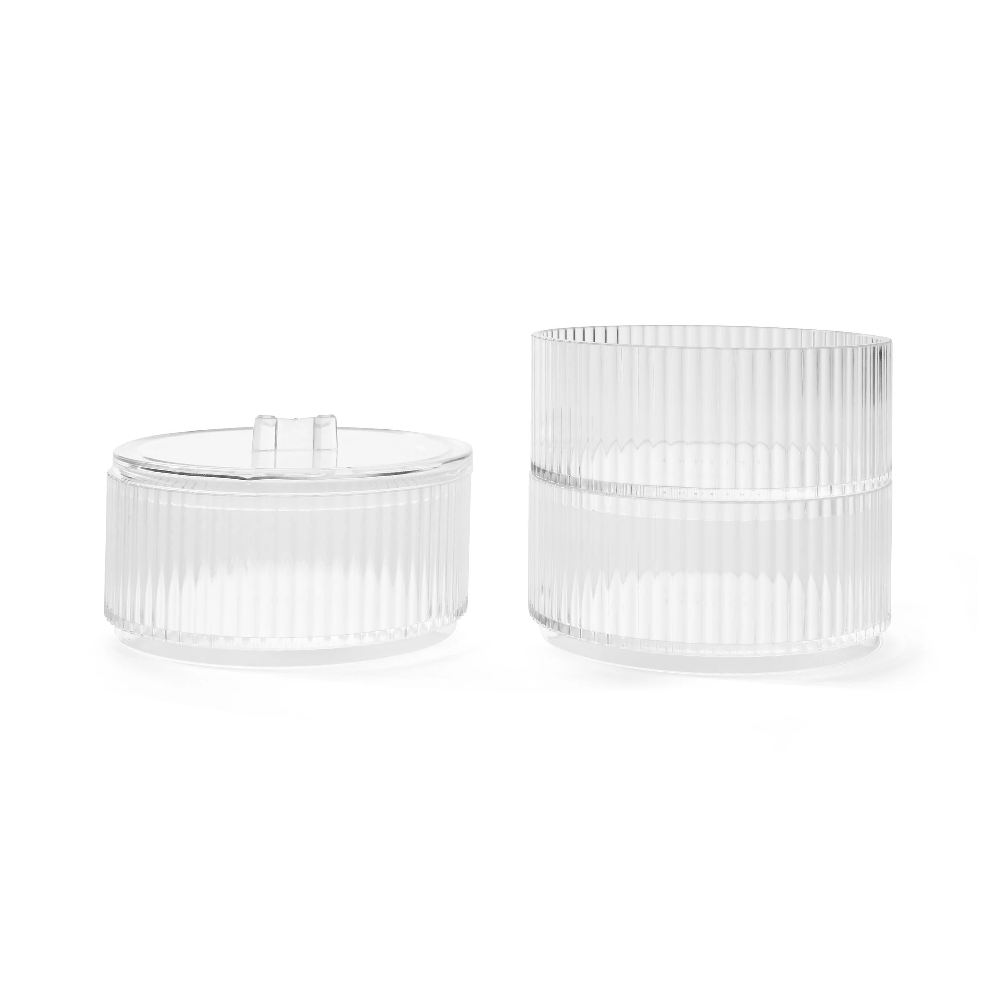 5 Set of 3 Clear Linear Round Organisers, 5 of 10