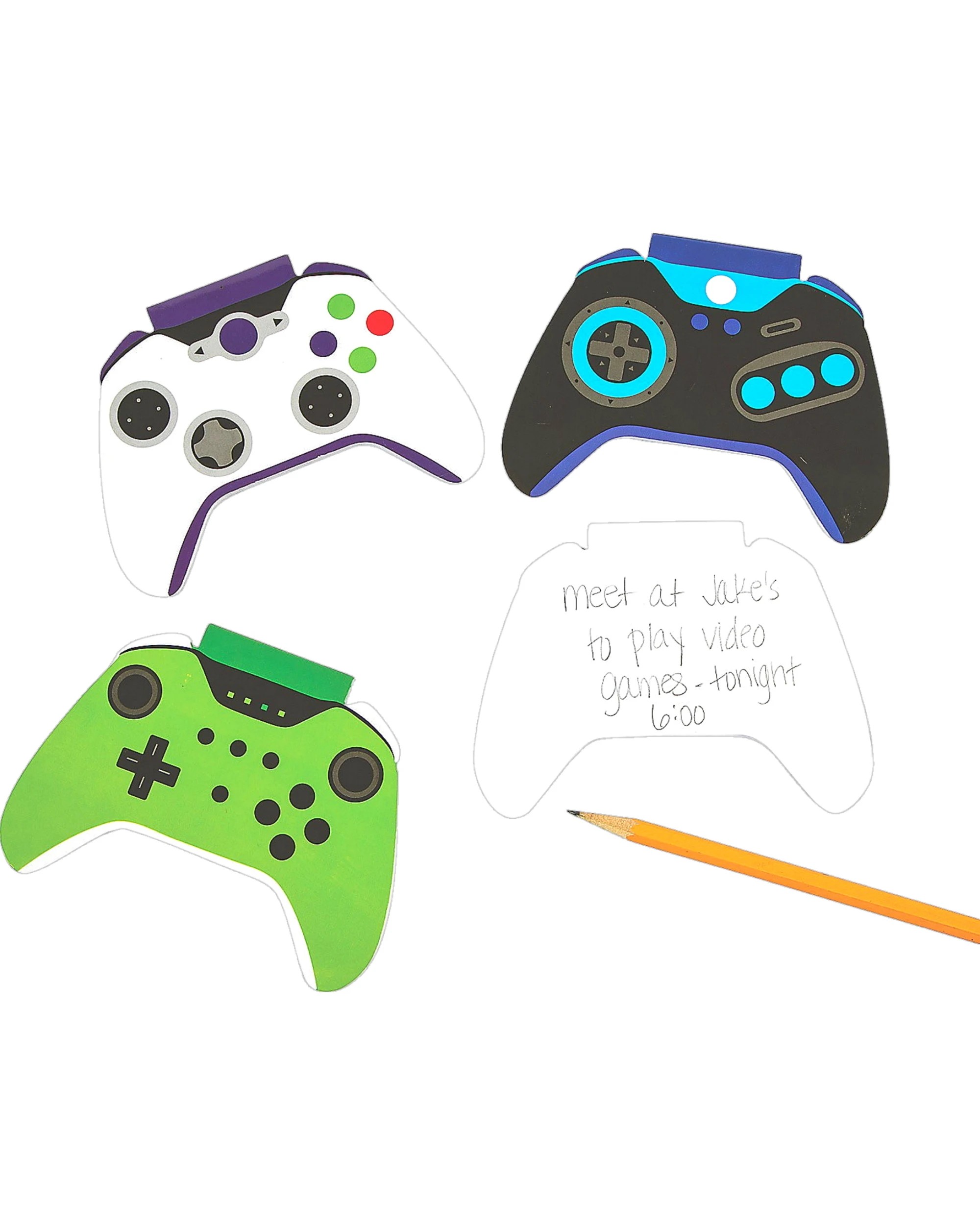 1 Partyrama Game Controller Shaped Notepads Pack of 24, 1 of 1