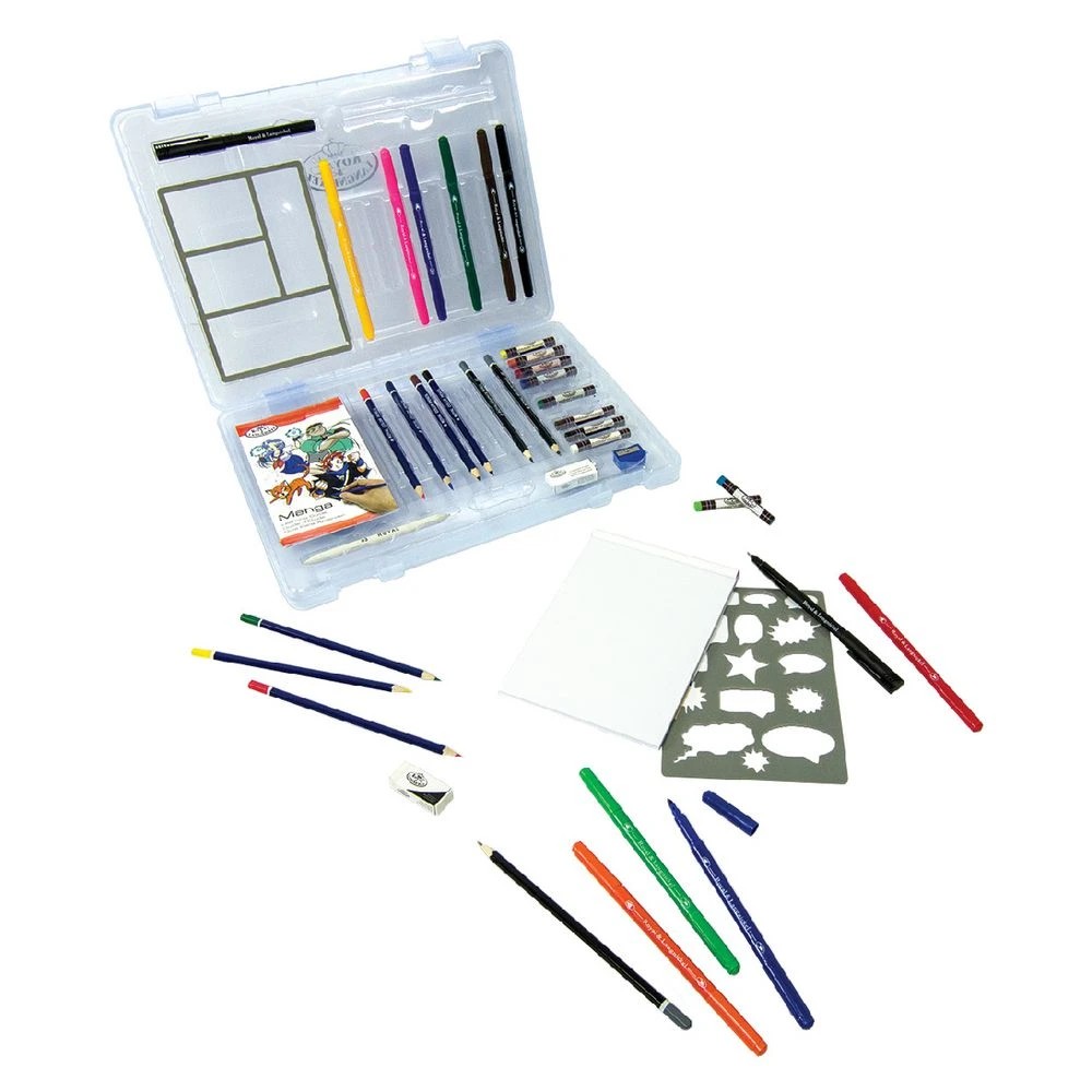 2 Royal & Langnickel Clearview Manga Art Set 43 Piece, 2 of 2