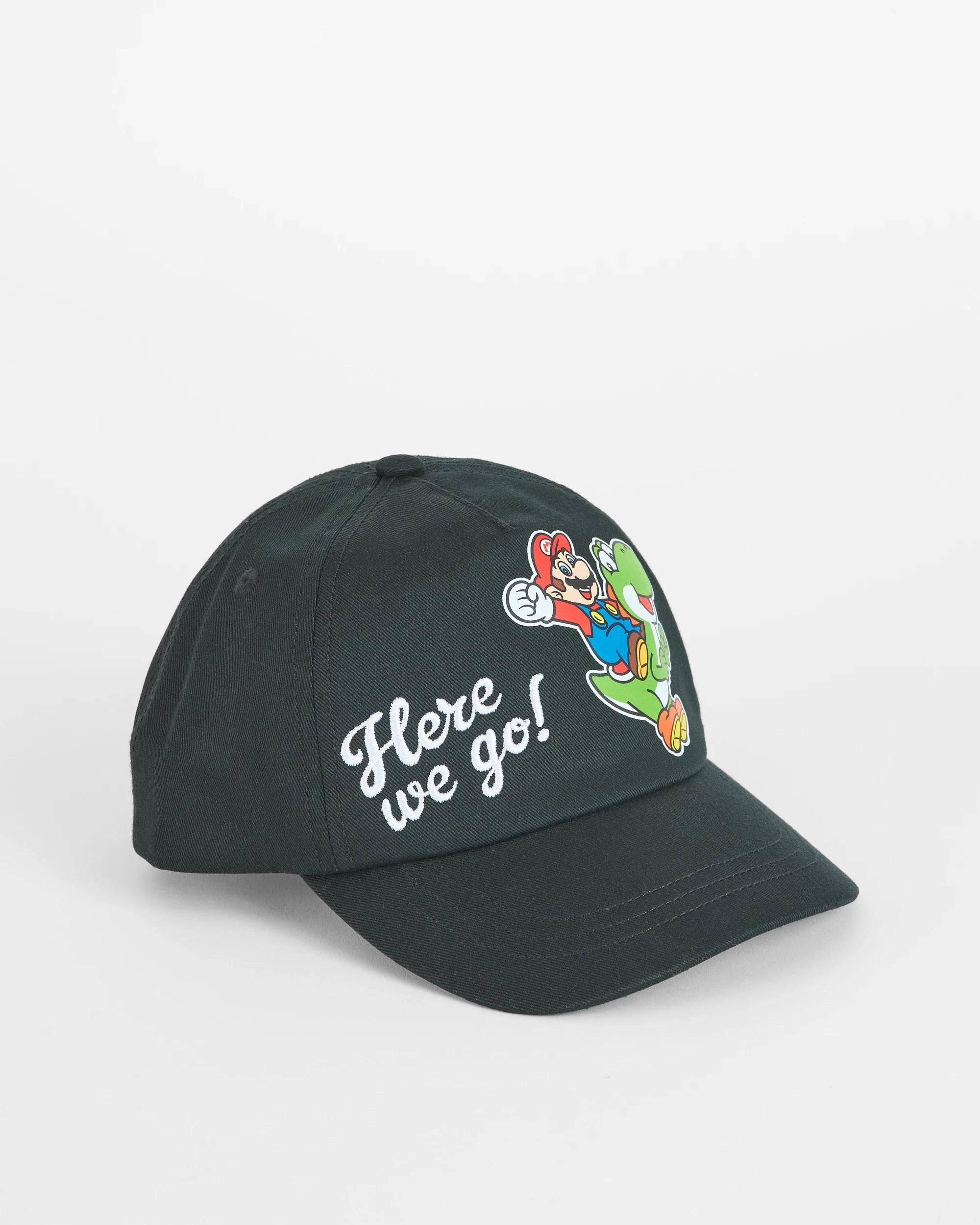 1 Licensed Super Mario Cap BLACK, 1 of 3