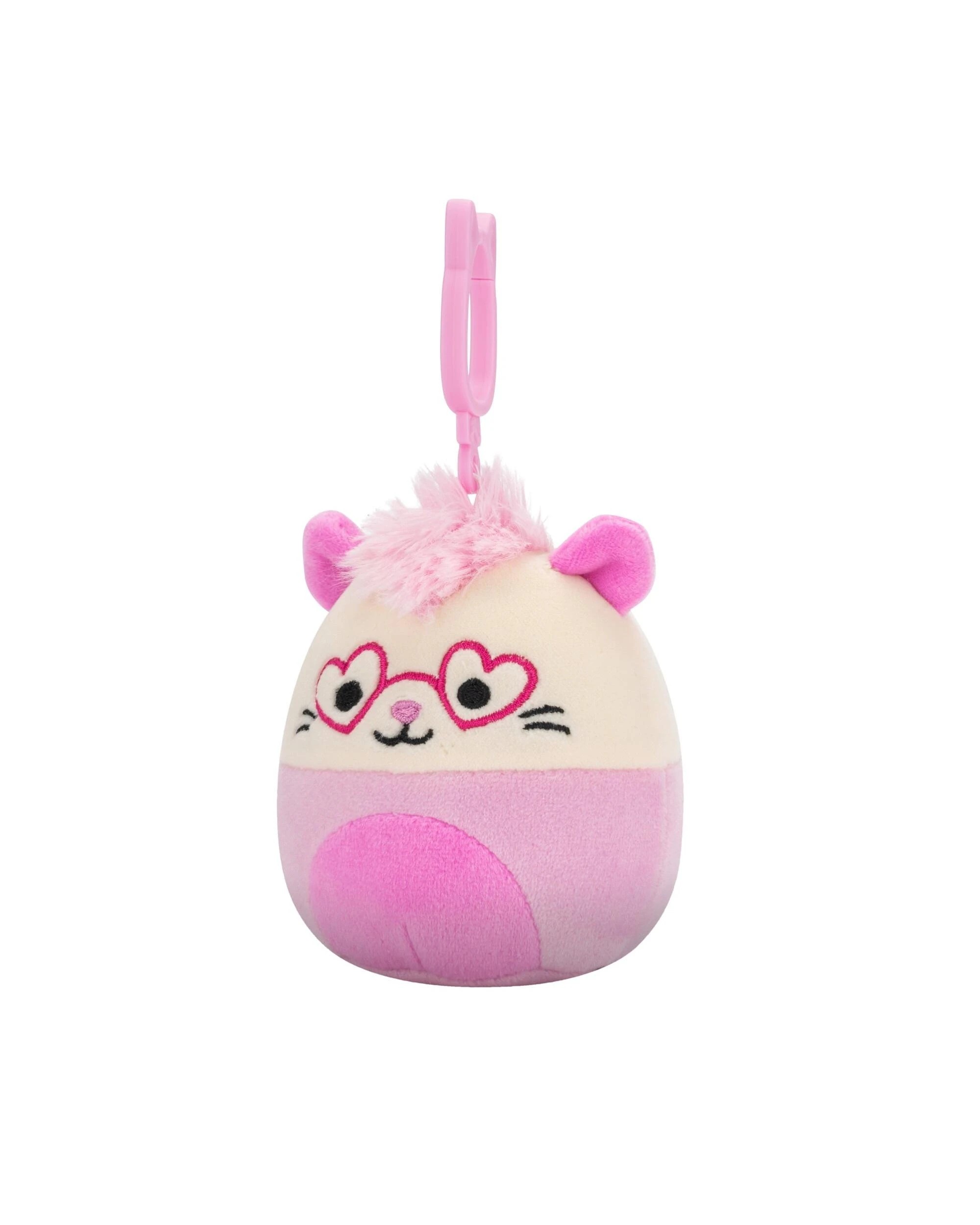 4 Squishmallows Valentines Chambless the Possum 3.5 inch Clip-On Plush - Multi, 4 of 6
