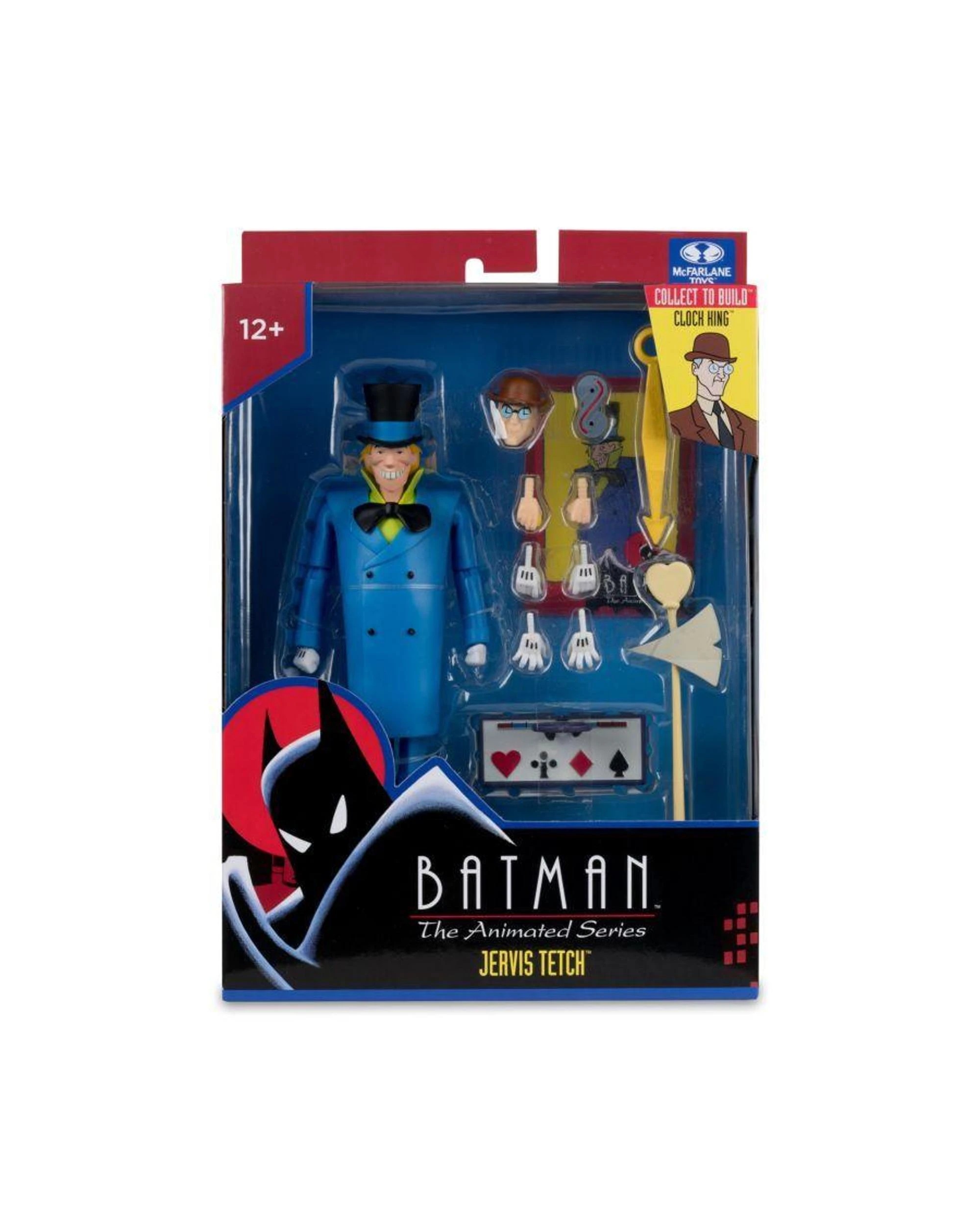 7 McFarlane DC Direct Batman The Animated Series Jervis Tetch Mad Hatter Build-A 6 inch Figure, 7 of 9