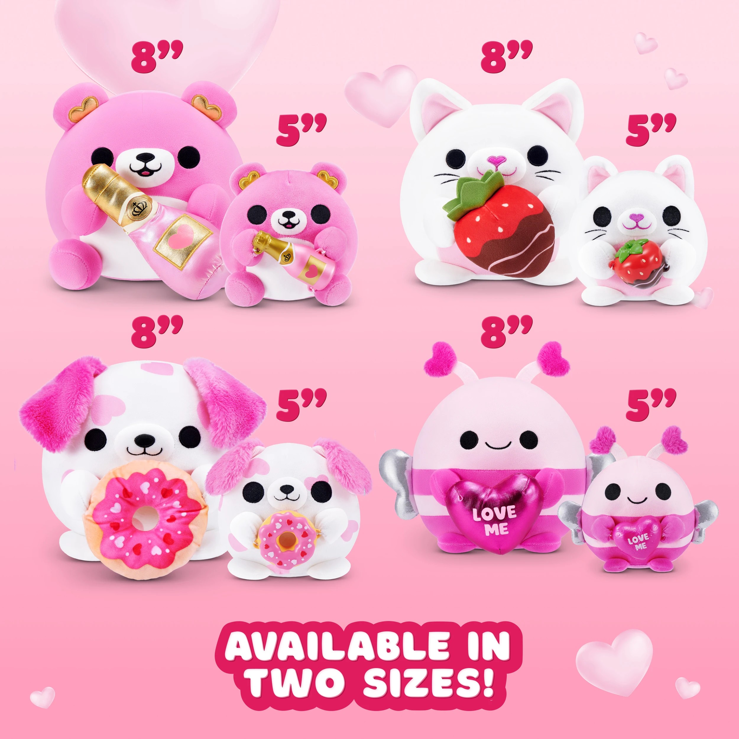7 20cm Zuru Snackles Valentines Edition Plush - Assorted, 7 of 9