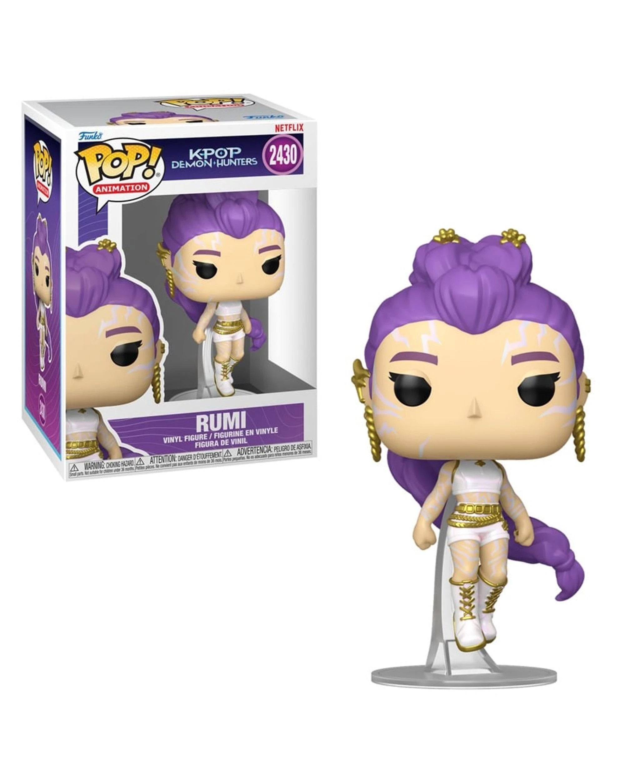 1 K-Pop Demon Hunters Rumi - What It Sounds Like -  Funko POP! Vinyl, 1 of 7