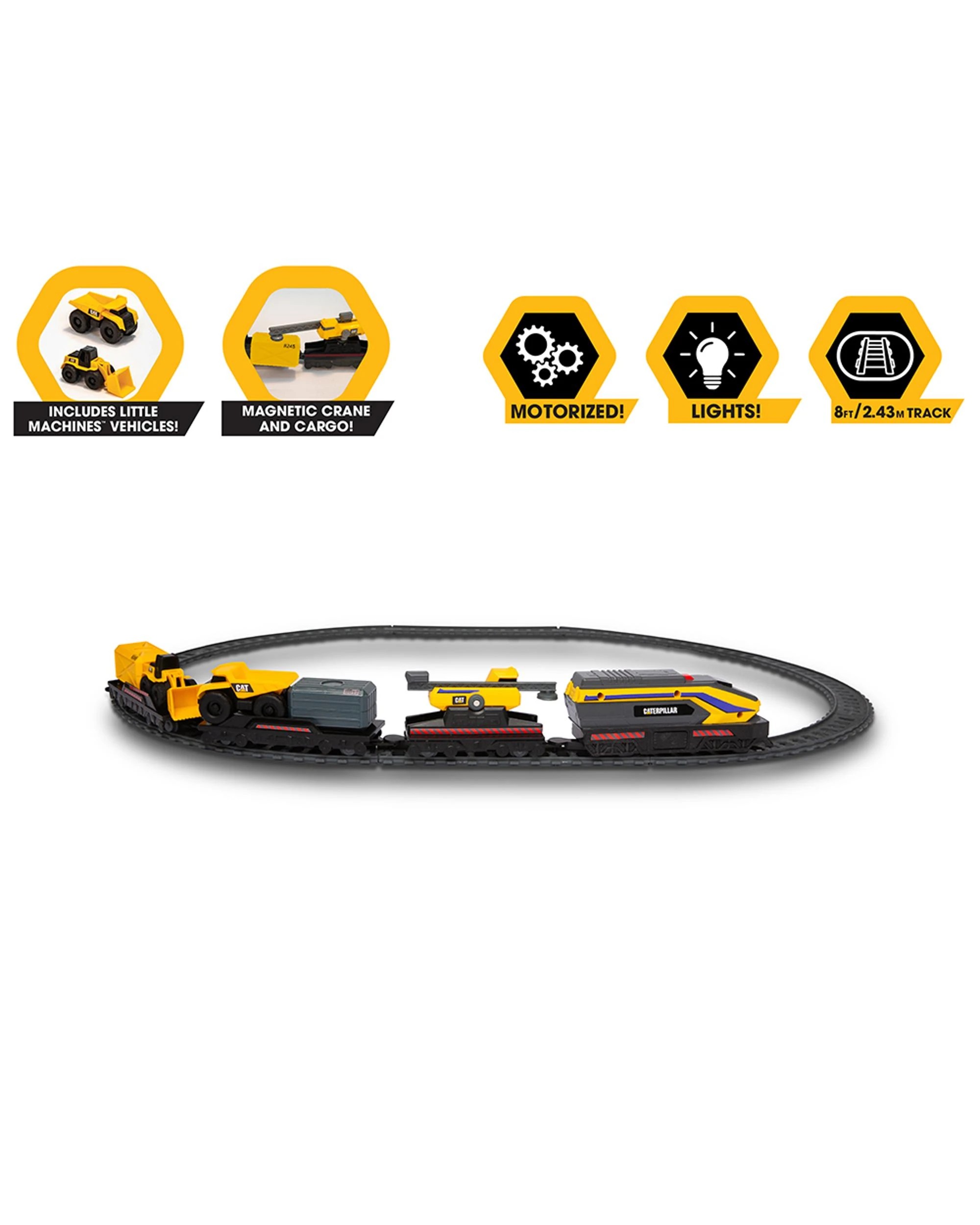 5 CAT Little Machines Power Tracks Train Set, 5 of 6