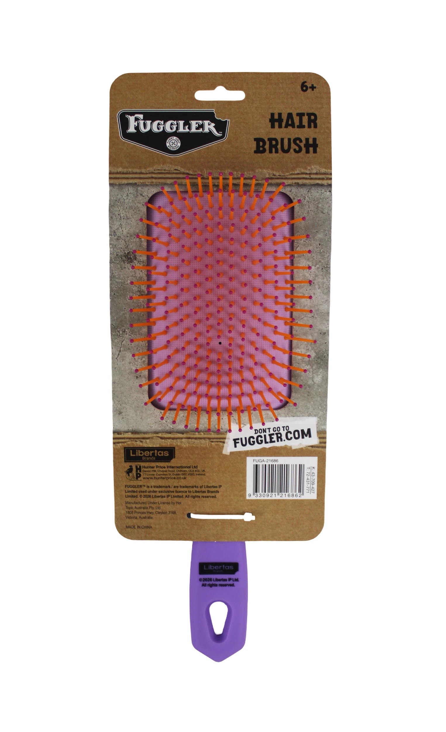 4 Fuggler Paddle Hairbrush - Lilac, 4 of 4