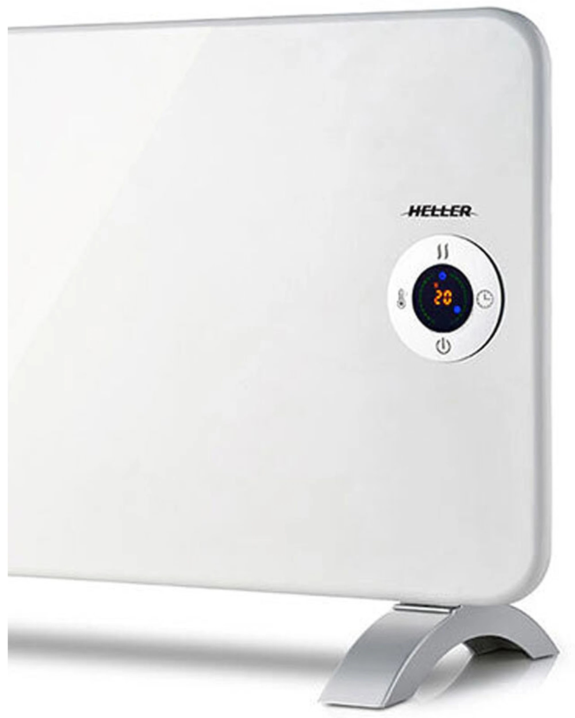 2 Heller 2000w 84cm Aluminum Panel Portable Heater W/ Wifi Free Stand/wall Mounted - Silver, 2 of 6