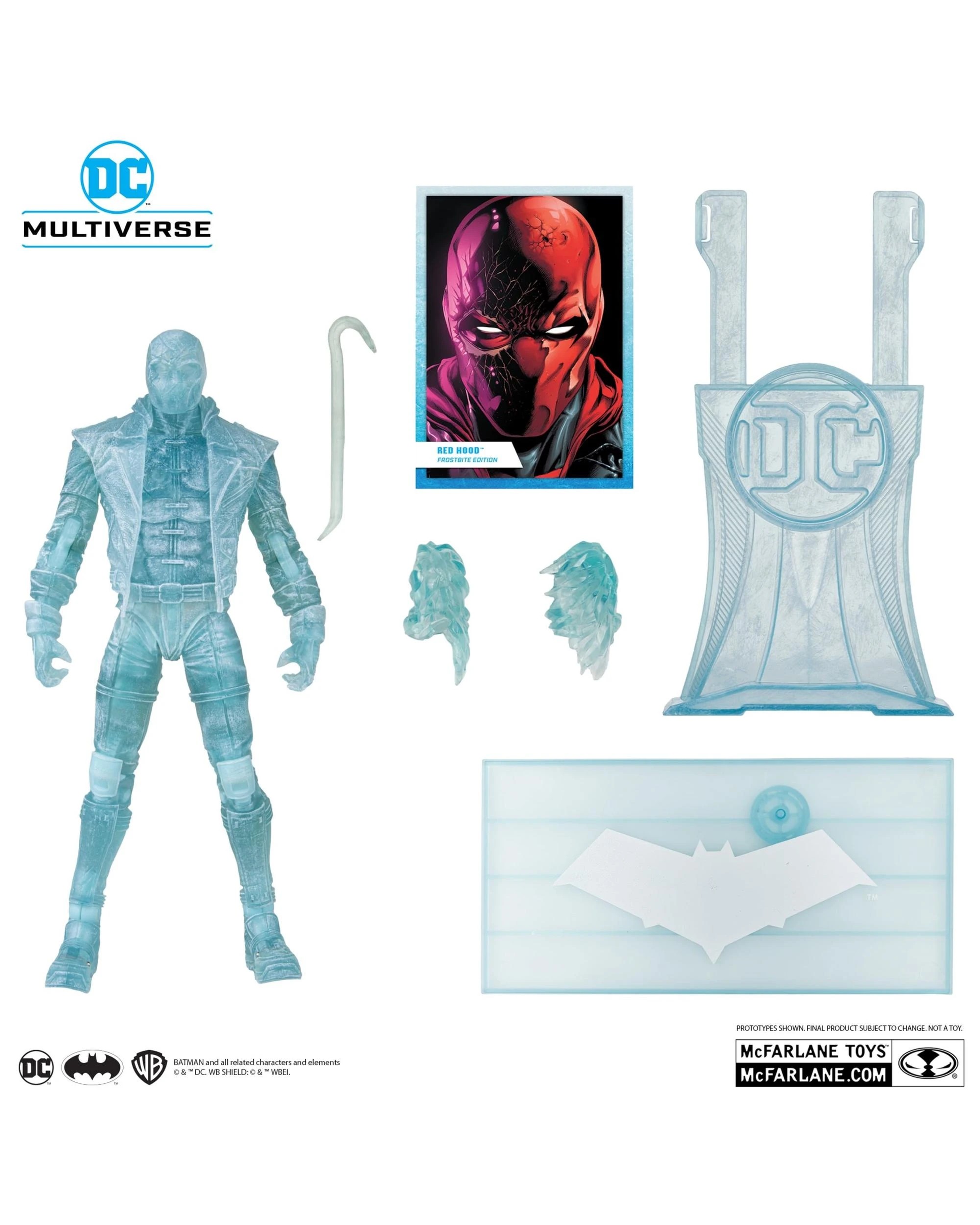 2 DC Multiverse Gold Label Batman Three Jokers Red Hood Frostbite Edition 7 inch Action Figure, 2 of 9