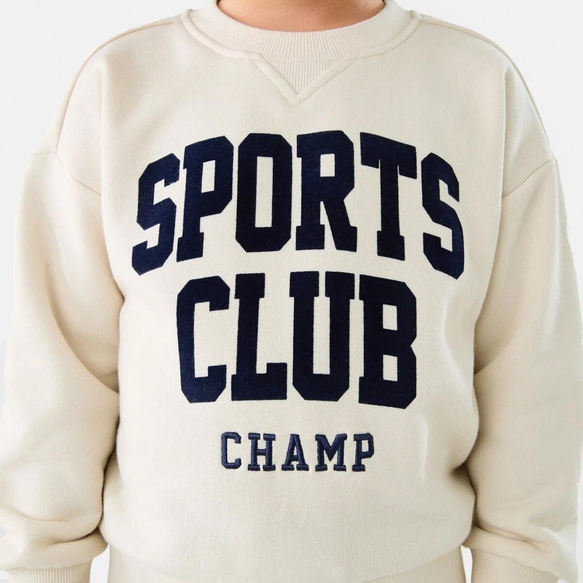 4 Print Crew Neck Sweatshirt Bge Varsit, 4 of 6