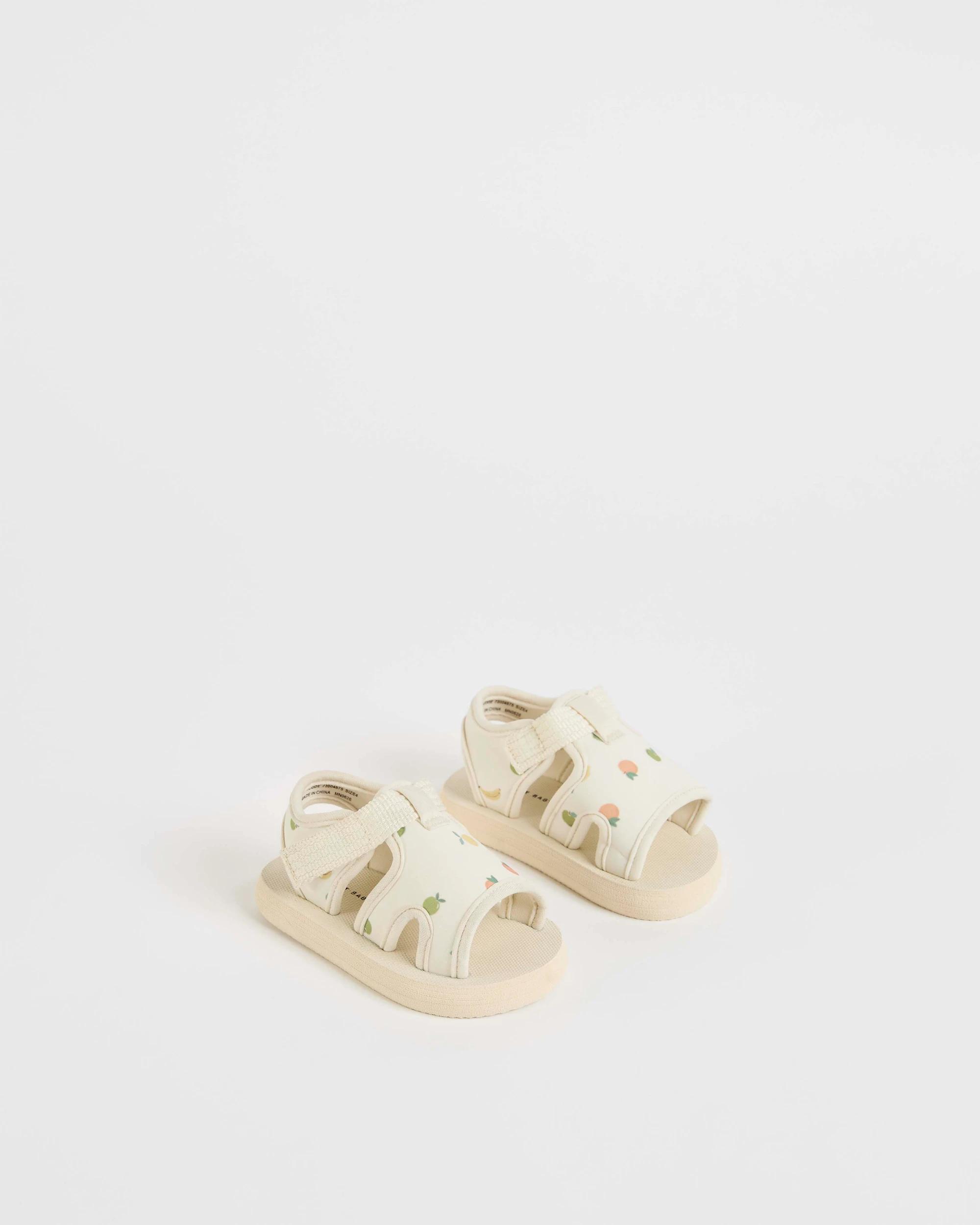 2 Target Baby First Walker Easy Neoprene Sandals FRUITS YELLOW, 2 of 3