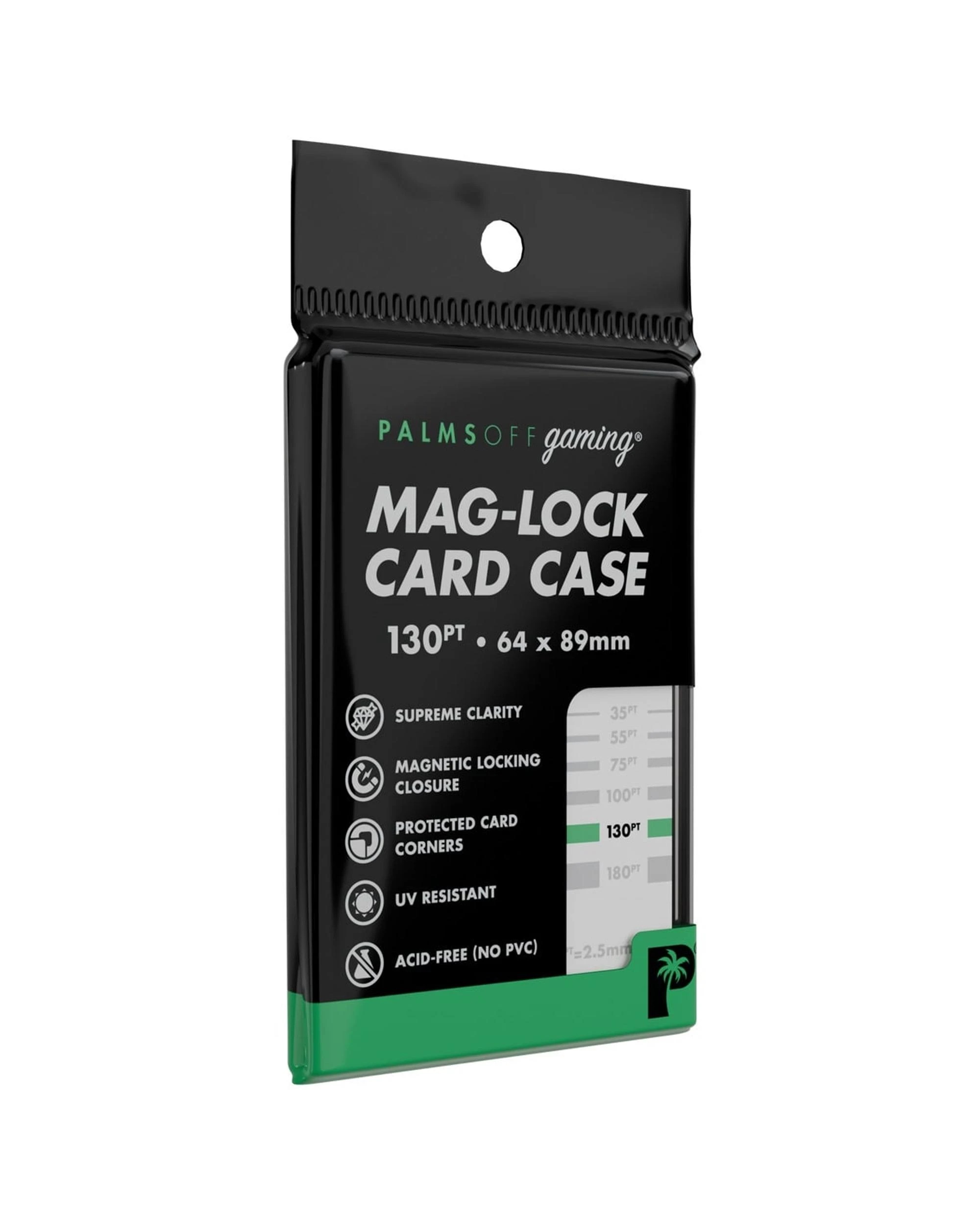 1 Palms Off Gaming 130pt Mag-Lock One-Touch Case - Clear, 1 of 4