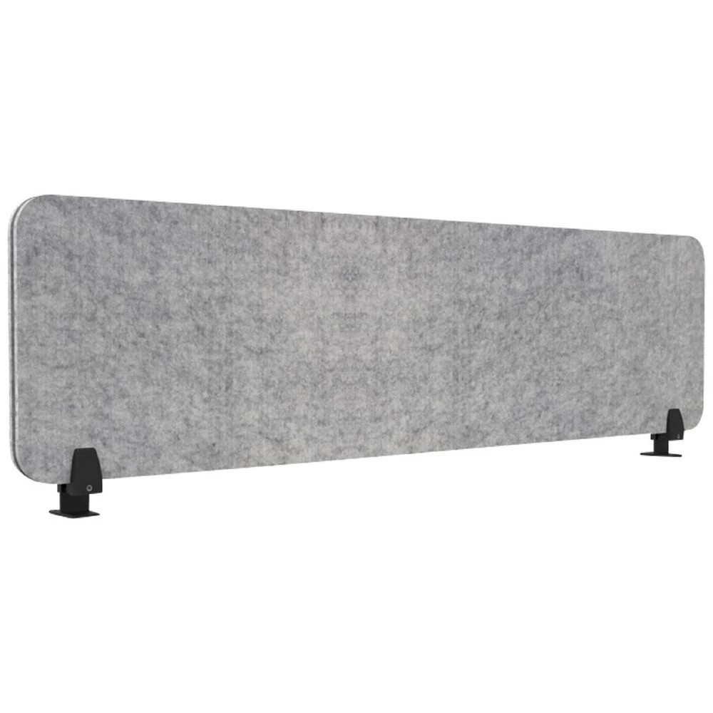 1 Furnx Eco Panel Screen B2B Mount 1490 x 400mm Grey/Black Office Furnishing Accessories Workspace Screens and Partitions, 1 of 1