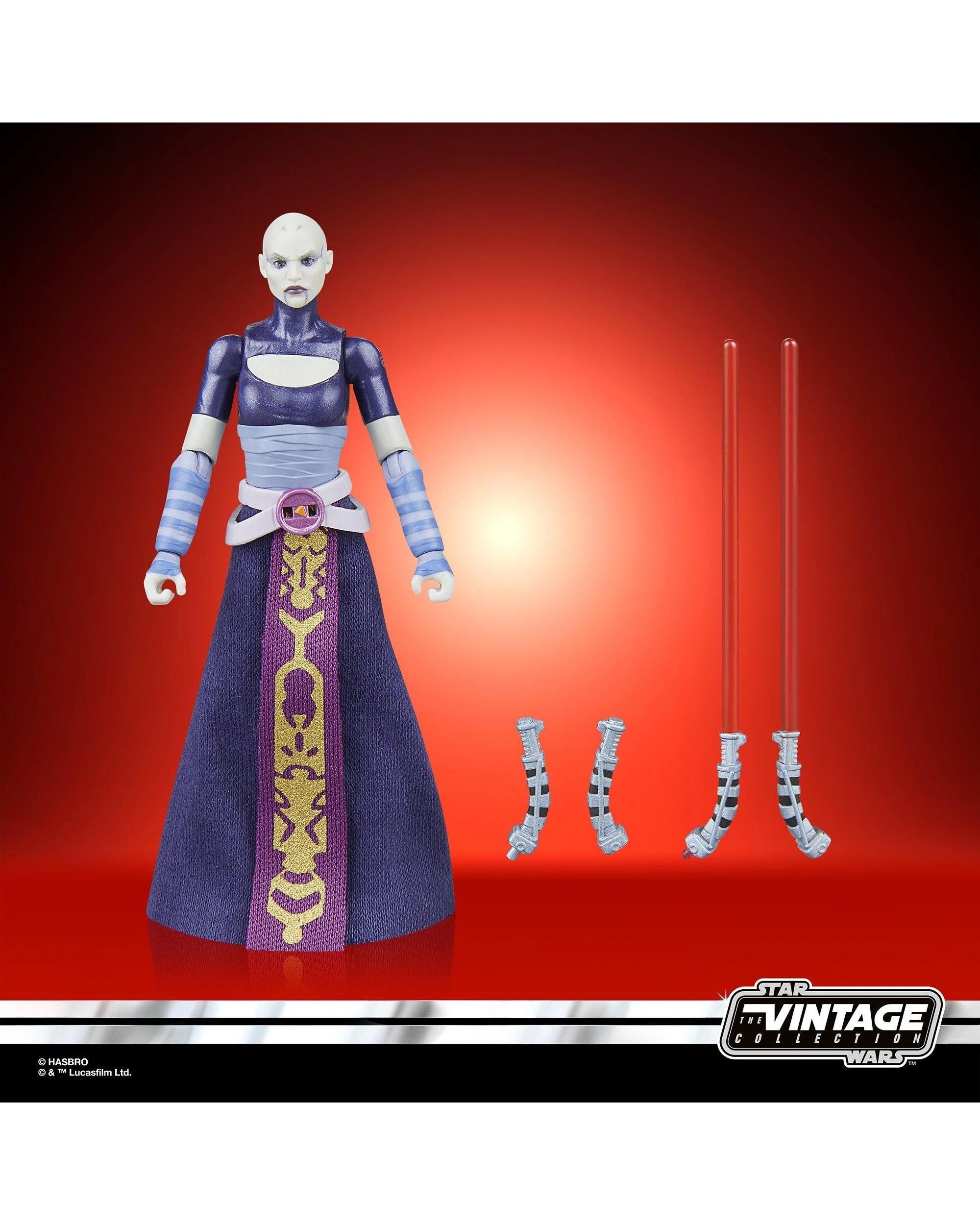 2 Hasbro Star Wars The Vintage Collection: The Clone Wars Asajj Ventress Action Figure, 2 of 10