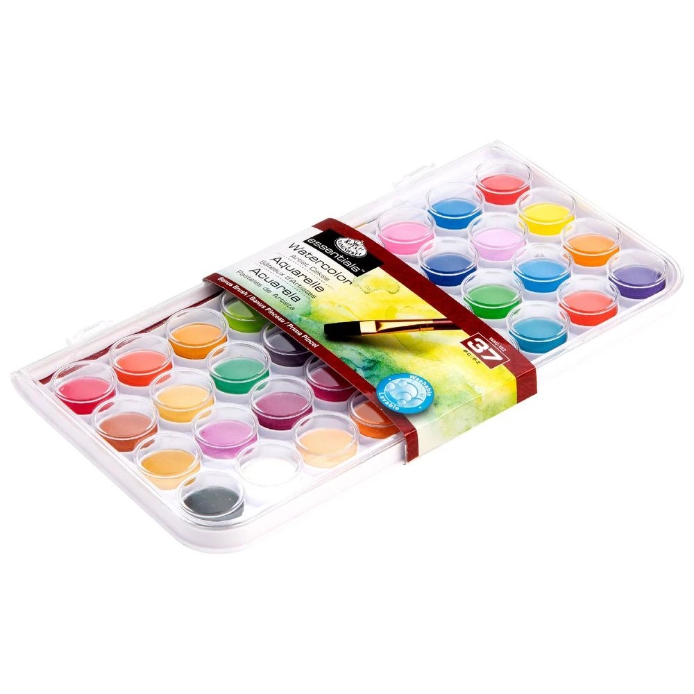 2 Royal & Langnickel Watercolour Cakes Set 37 Piece, 2 of 7