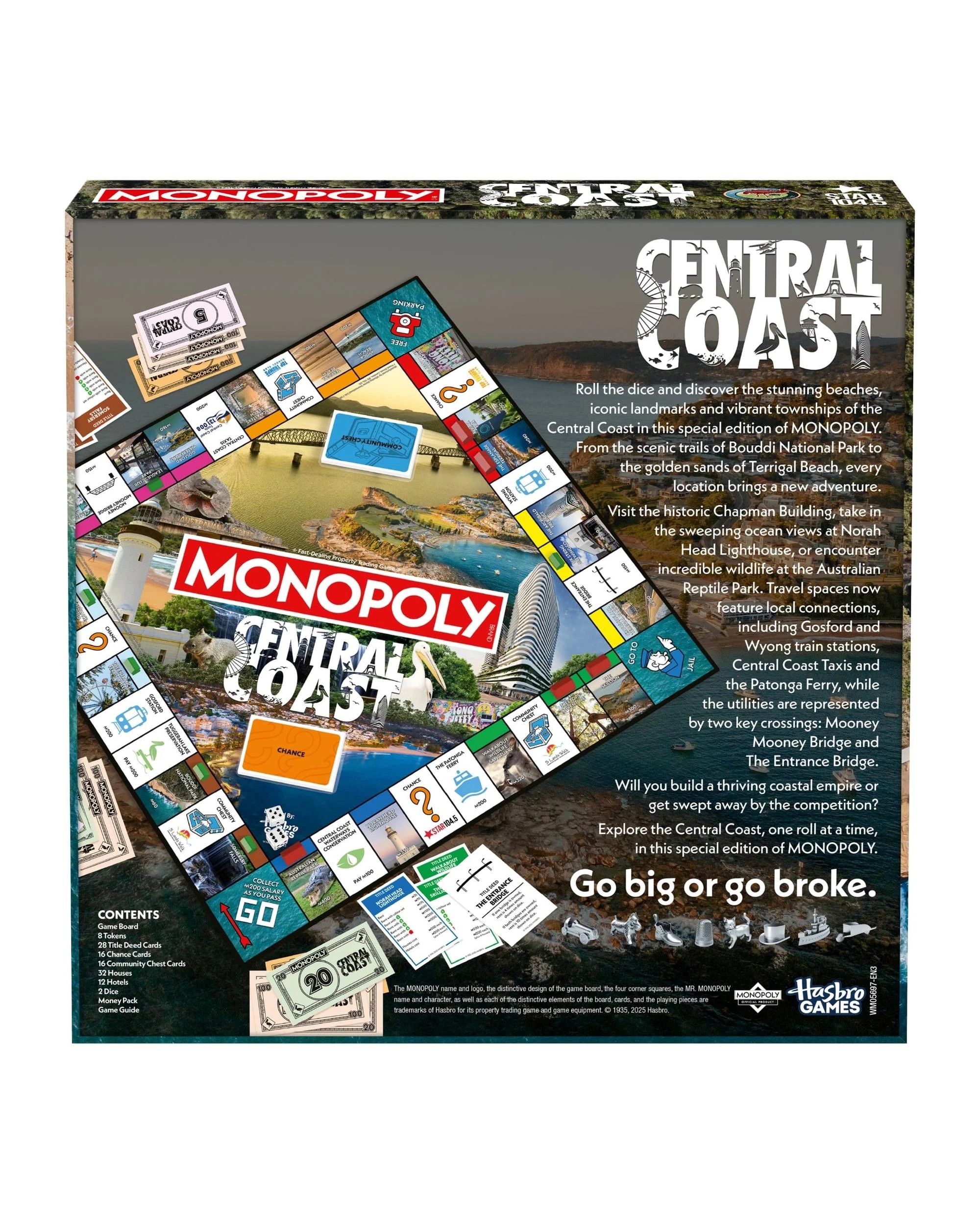 9 Monopoly Central Coast Edition Board Game, 9 of 9