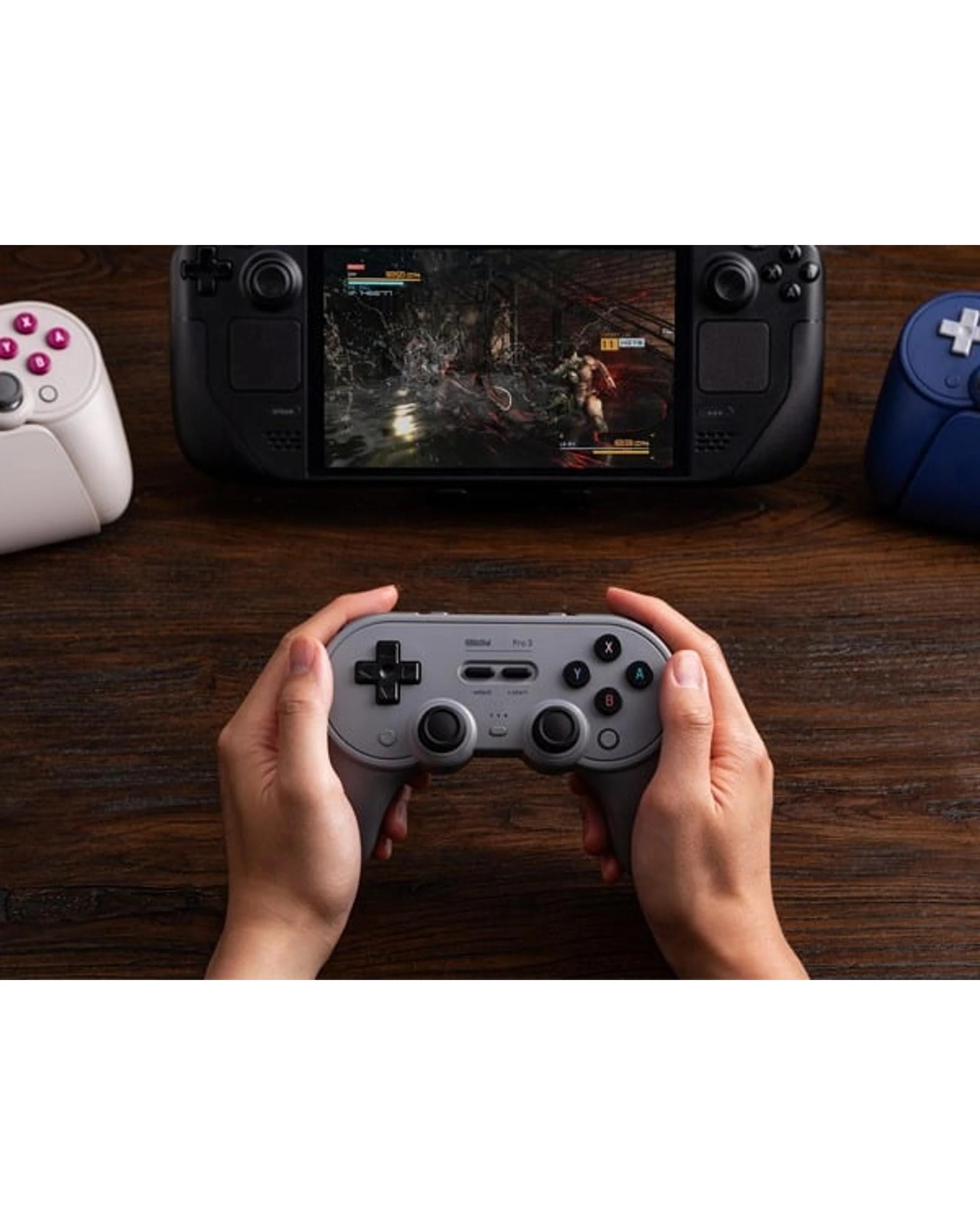 7 8BitDo Pro 3 Bluetooth Controller for Switch, Switch 2, PC, IOS and Android - G Classic Edition, 7 of 9