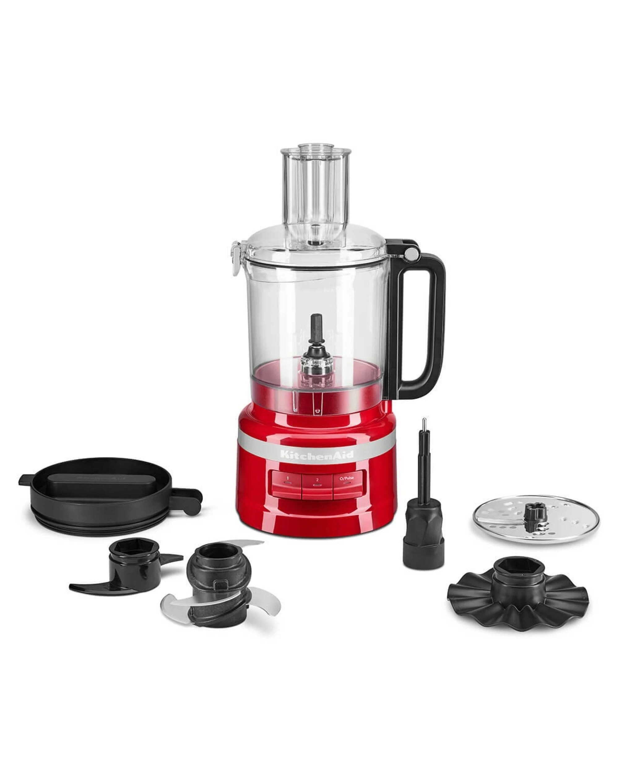 5 KitchenAid 9 Cup Food Processor Red, 5 of 5