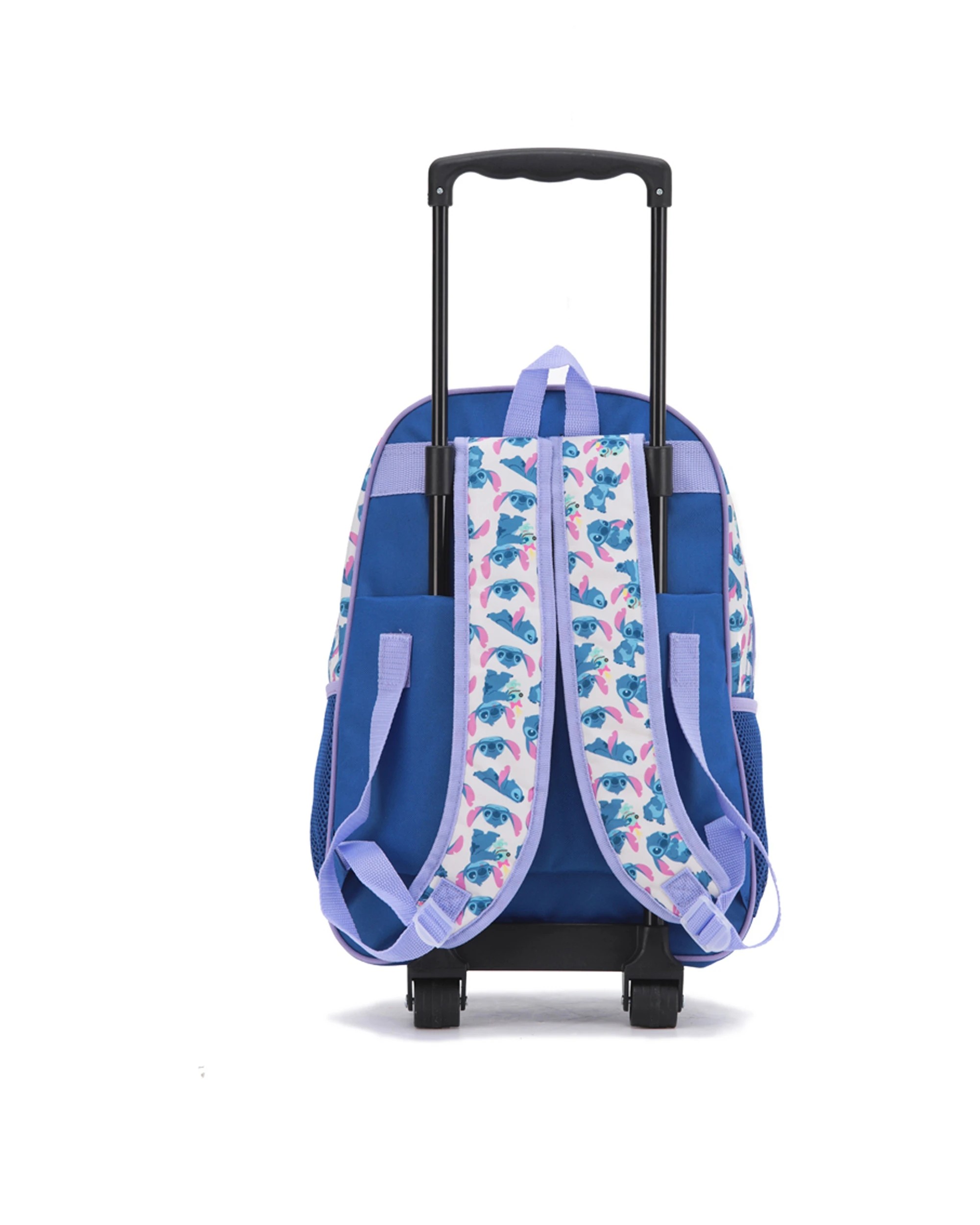 2 Disney Stitch 17 Inch Trolley Backpack Kids Wheeled Officially Licensed - Blue, 2 of 4