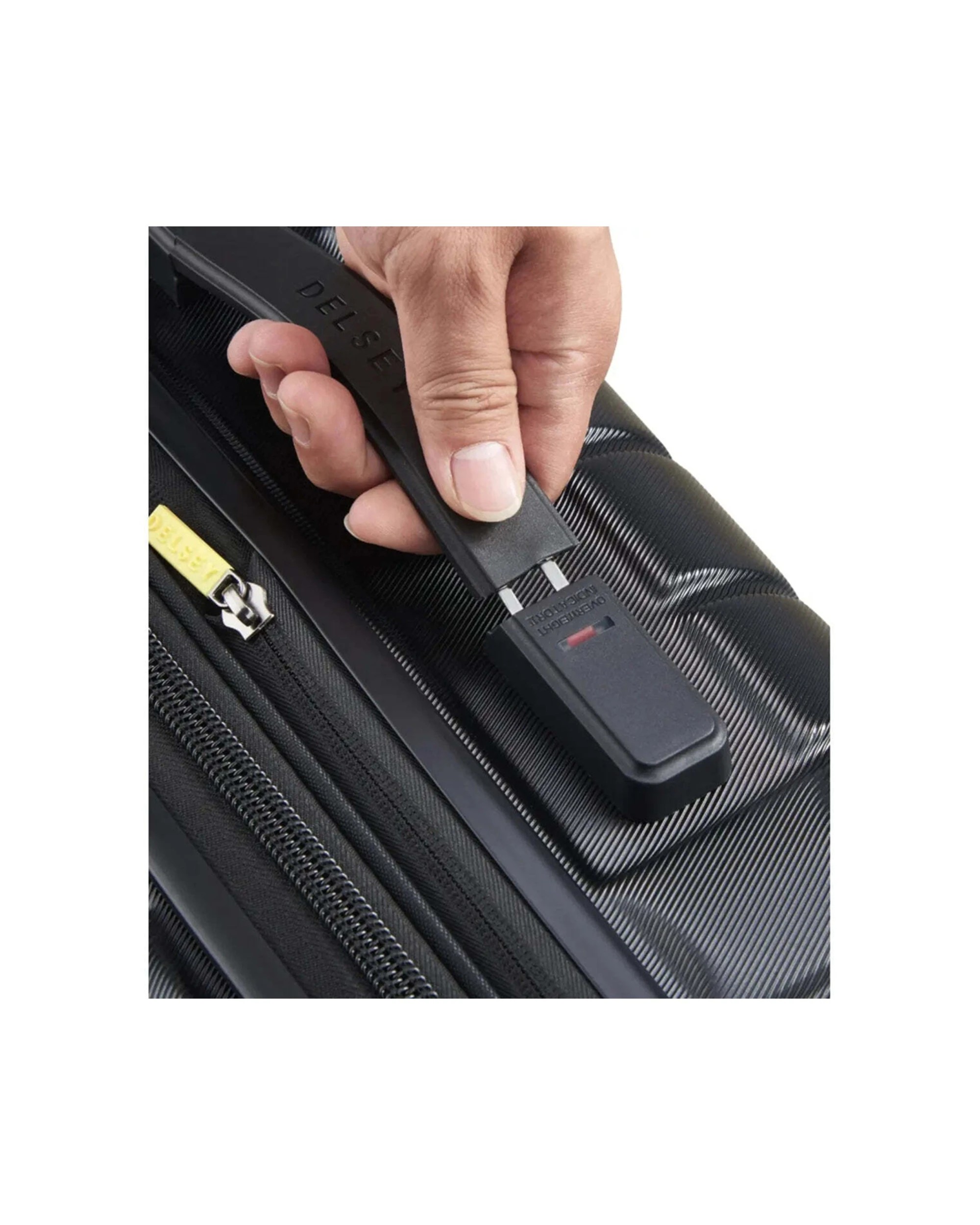 7 Delsey Shadow 5.0 - 66 cm Expandable 4-Wheel Suitcase TSA Lock Polycarbonate - Black, 7 of 9