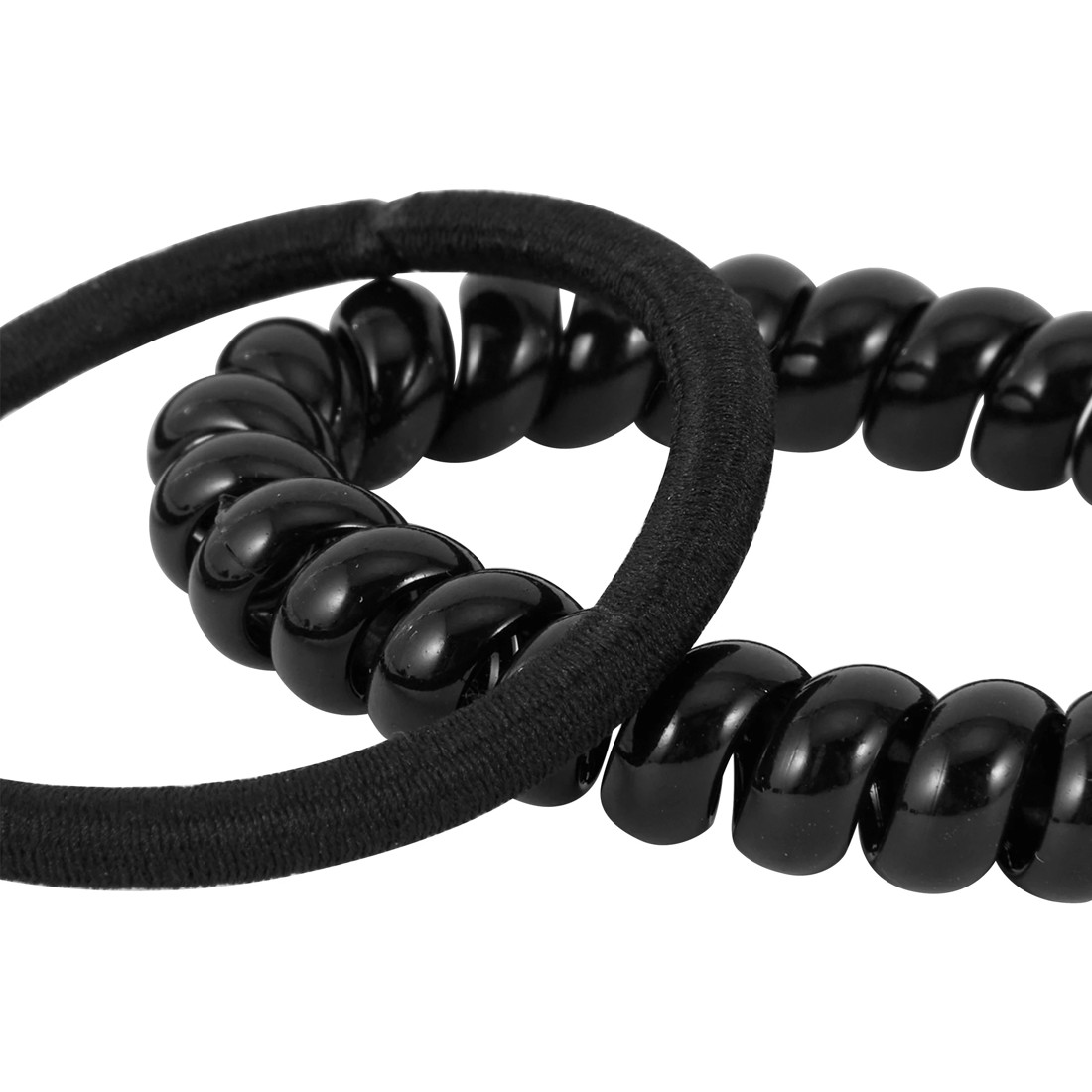 2 OXX Haircare 12 Pack Hair Elastics - Black, 2 of 4