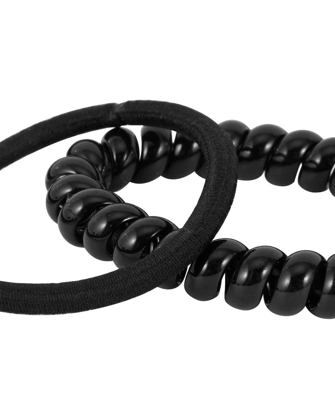 2 OXX Haircare 12 Pack Hair Elastics - Black, 2 of 4