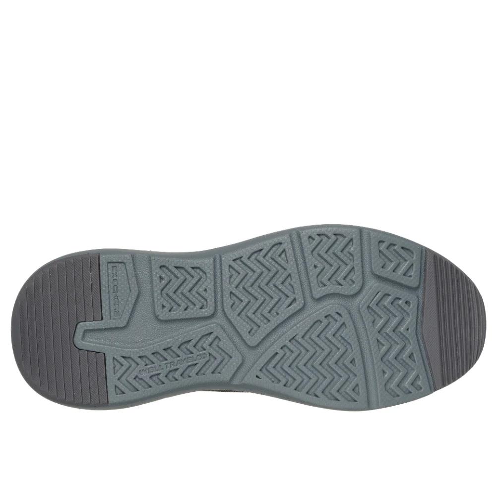 3 Skechers Men's Parson Ralvern Slip-In Sneakers, Grey Size 8 GREY, 3 of 4