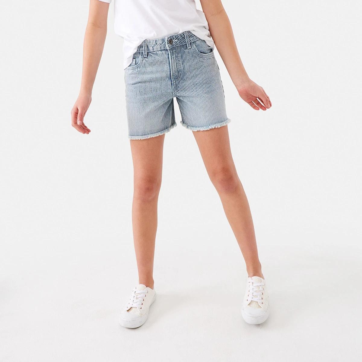 1 Bermuda Denim Shorts Den Stripe, 1 of 9