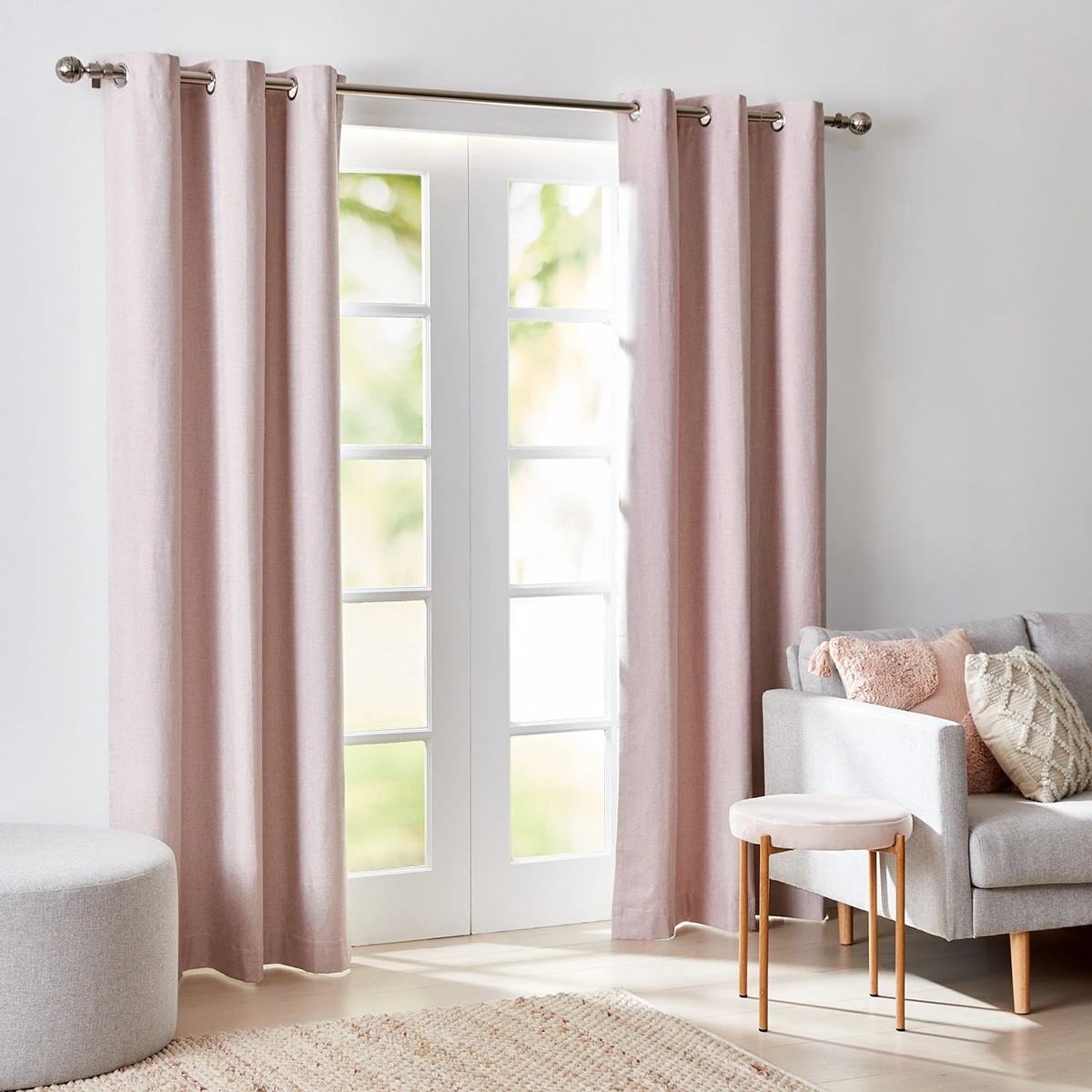 6 Monaco Block Out Curtain - Blush - 120cm  x 213cm, 6 of 6