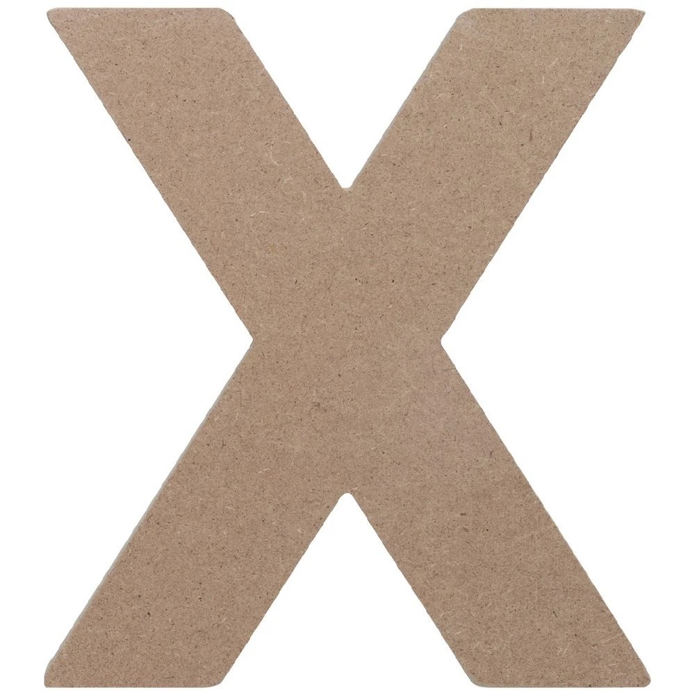 1 Born Wooden Alphabet Letter X 20cm, 1 of 3