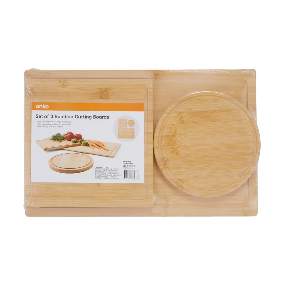 9 Set of 3 Bamboo Cutting Boards, 9 of 9