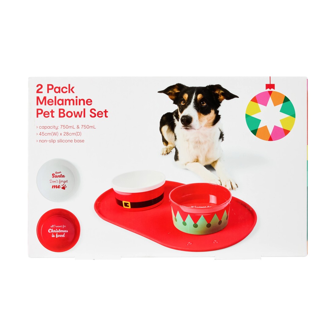 10 2 Pack Melamine Pet Bowl Set, 10 of 11