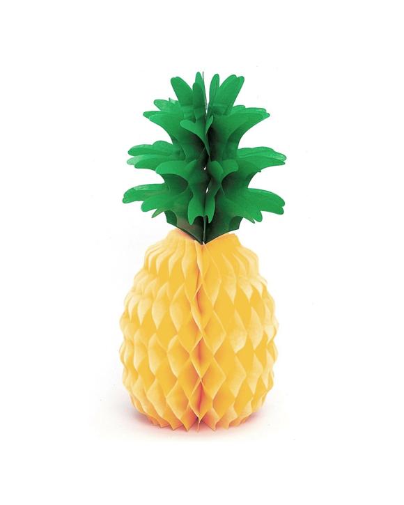 Unique Pineapple Tissue Decoration - Yellow