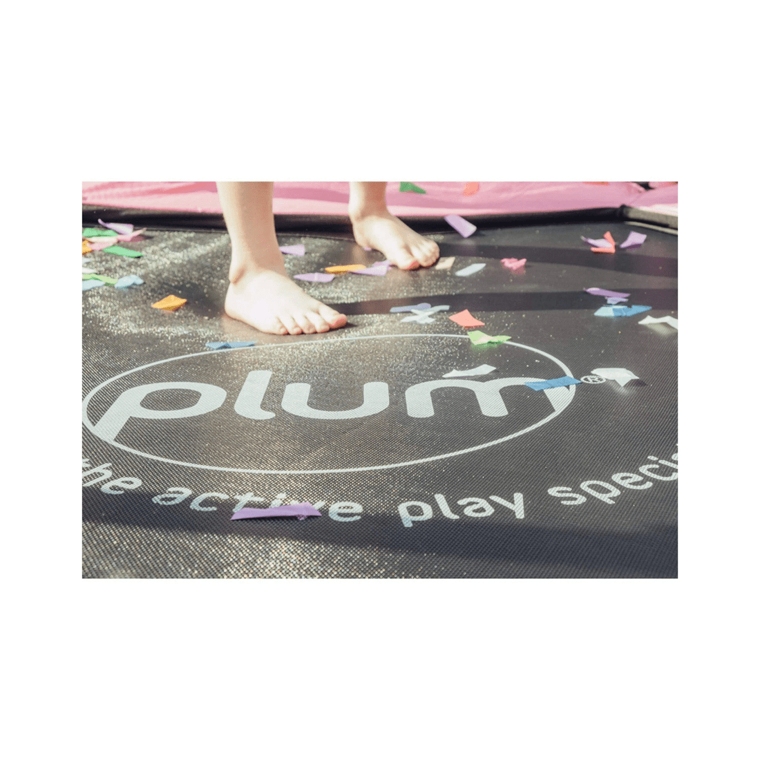 3 Plum Play Au 7ft Junior Trampoline Spring Safe With Enclosure For Kids
 - Pink, 3 of 4