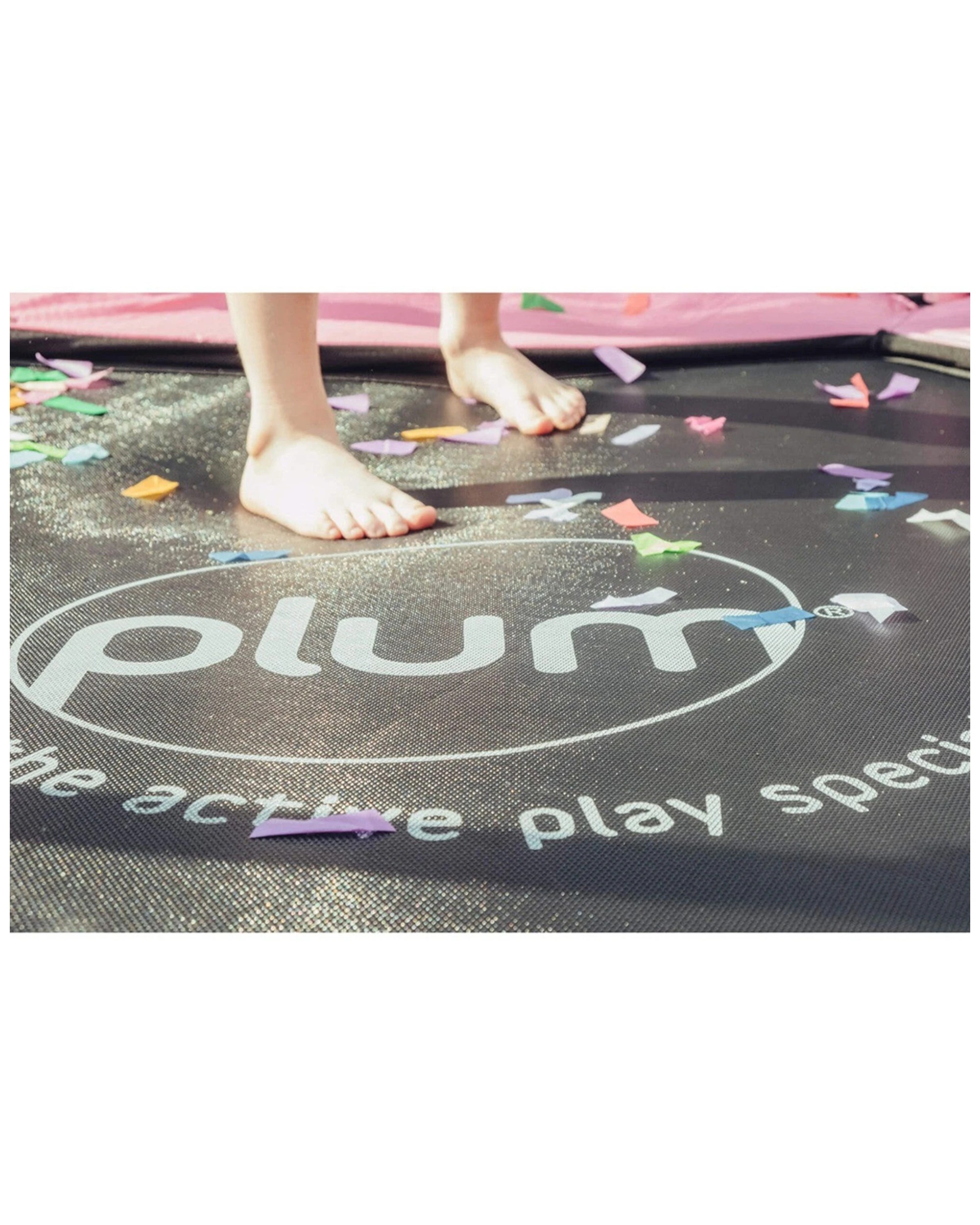 3 Plum Play Au 7ft Junior Trampoline Spring Safe With Enclosure For Kids - Pink, 3 of 4