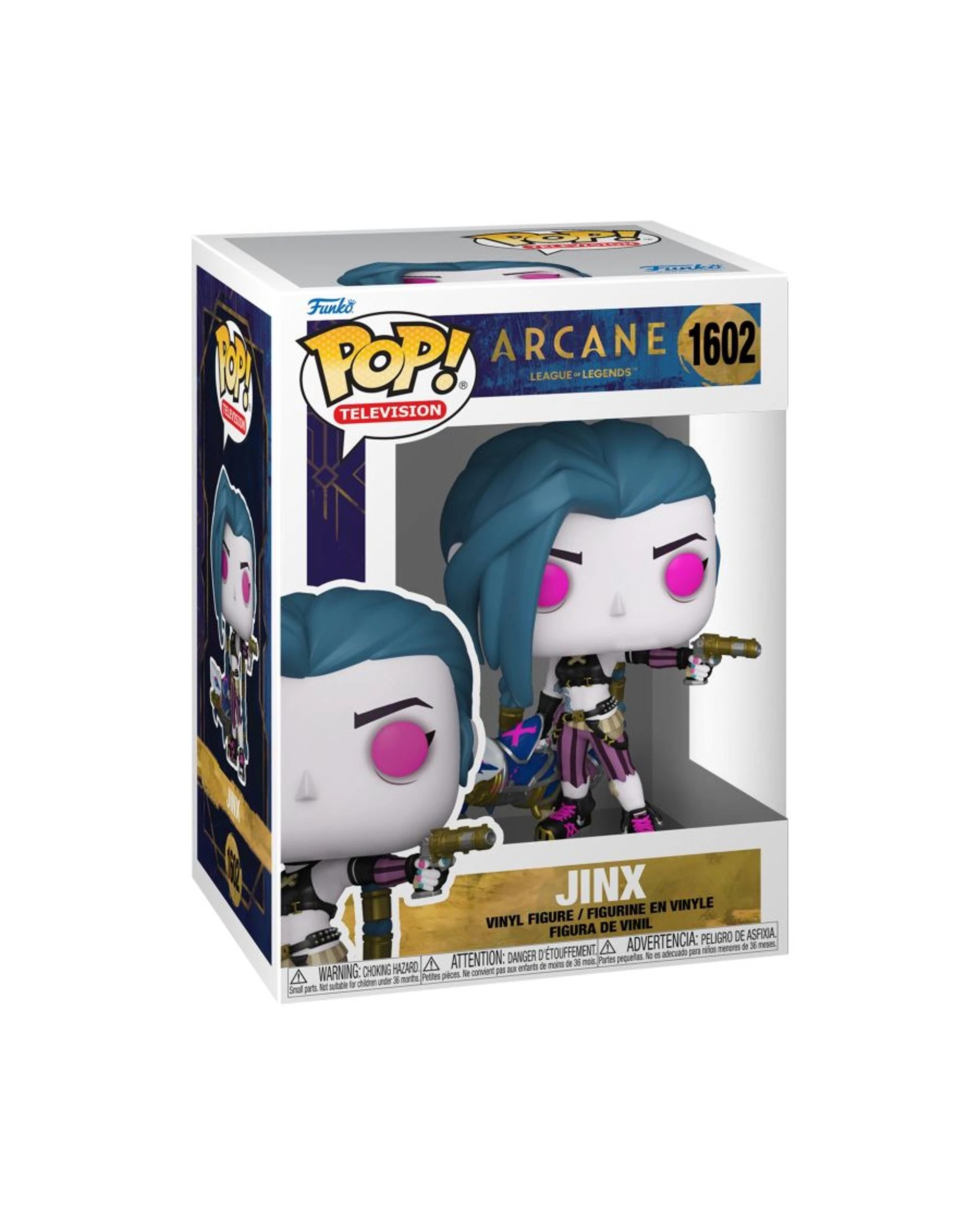3 Arcane League of Legends Jinx Funko POP! Vinyl, 3 of 4